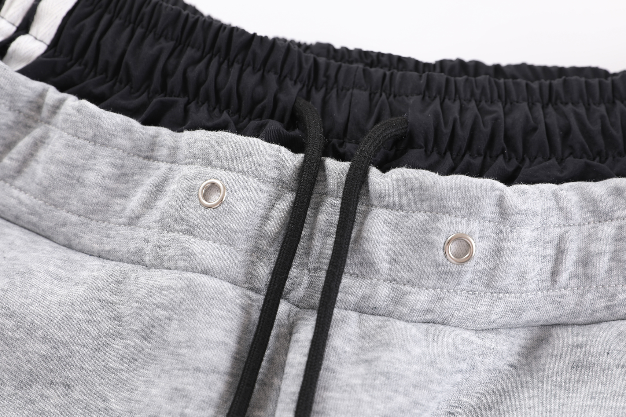 Double-Waist Stripe Wide-Leg Sweatpants | Oversized Streetwear