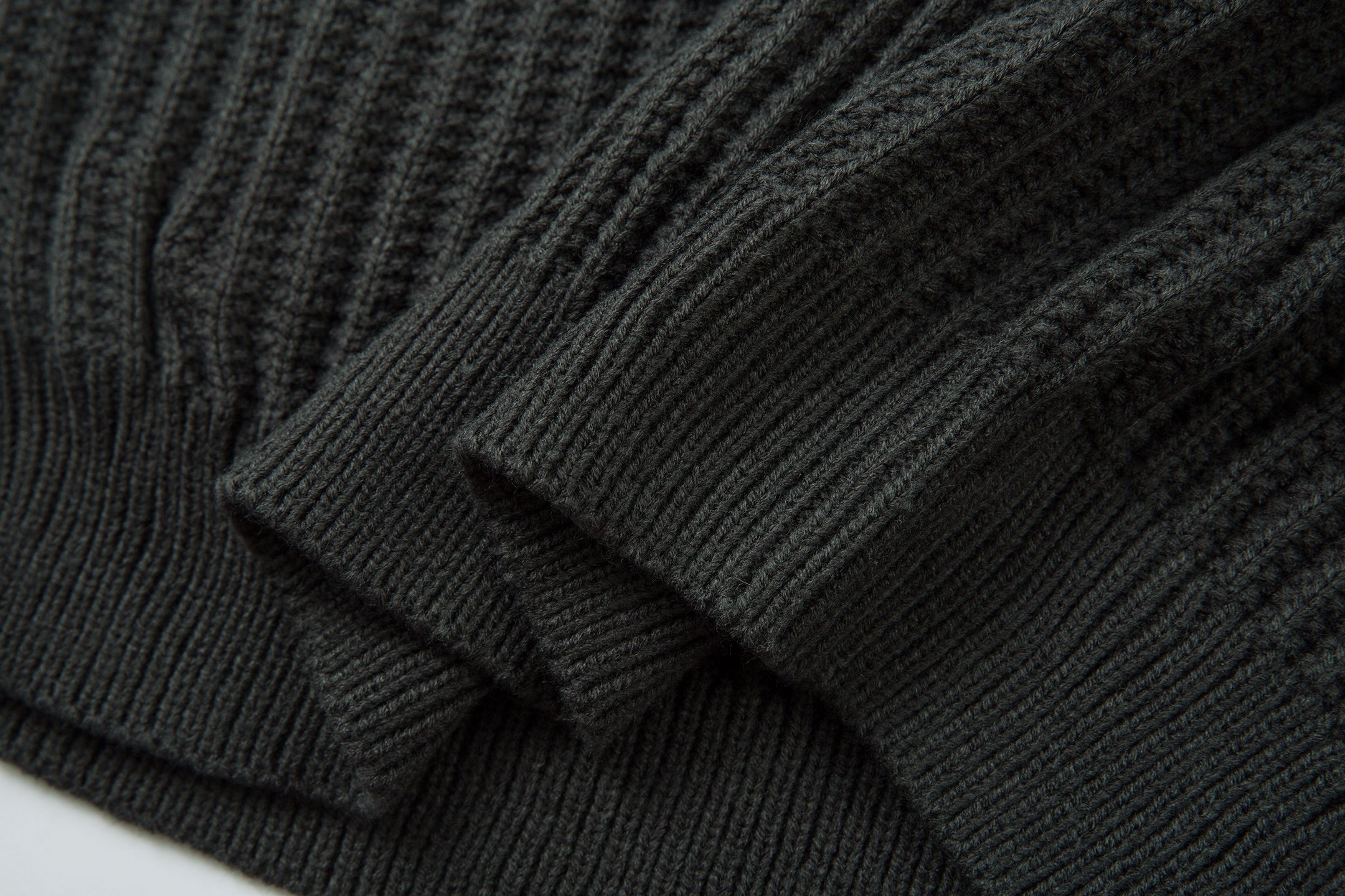 Men's Ribbed Half-Zip Knit Sweater | Clean Streetwear Style