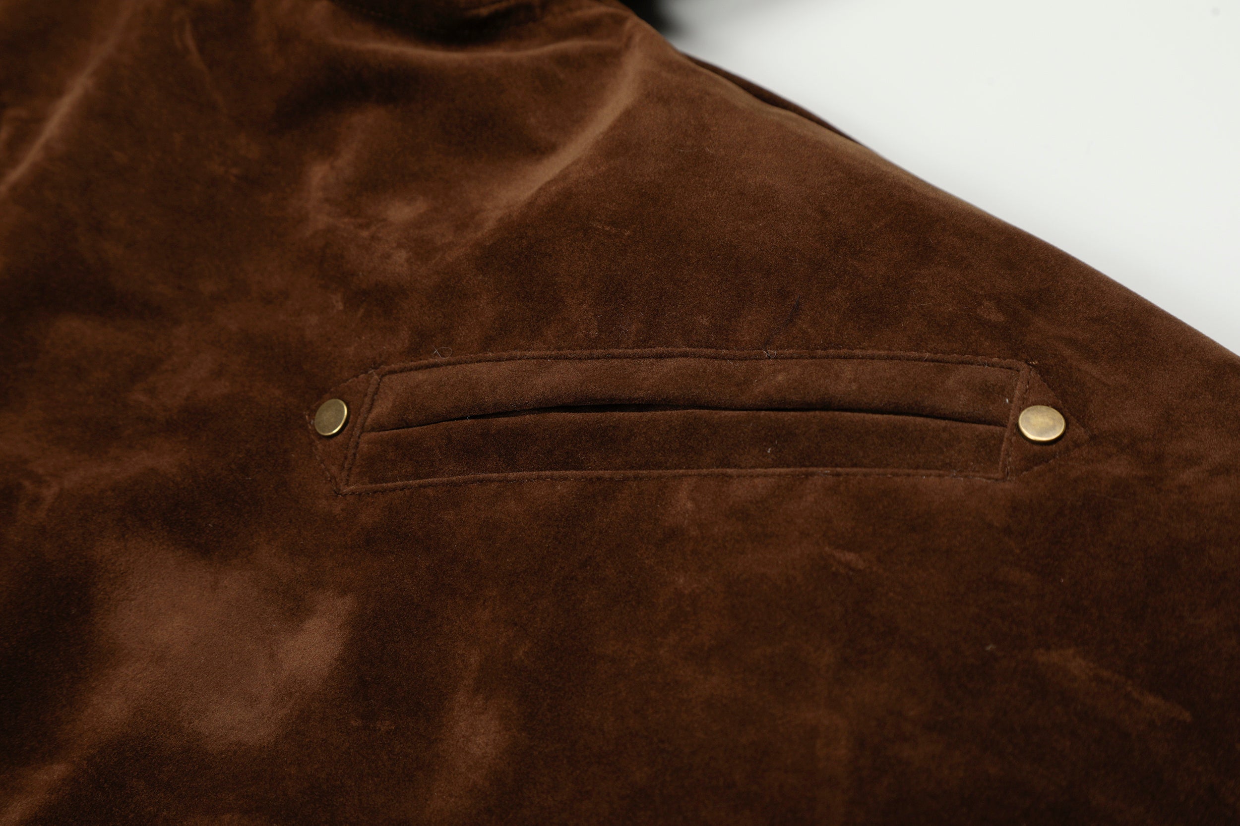 Omirad Faux Suede Fur-Lined Hooded Bomber Jacket