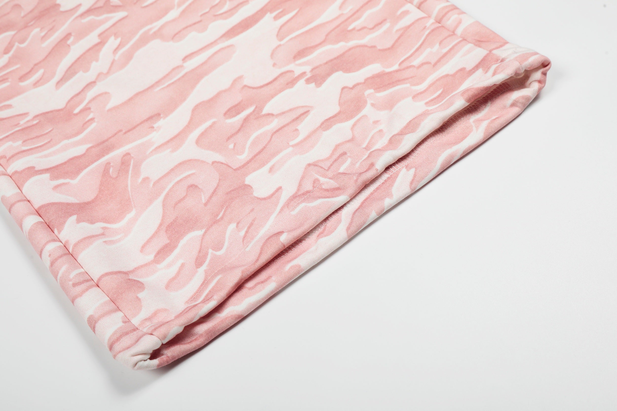 Pink Camo Wide-Leg Sweatpants | Oversized Streetwear Pants