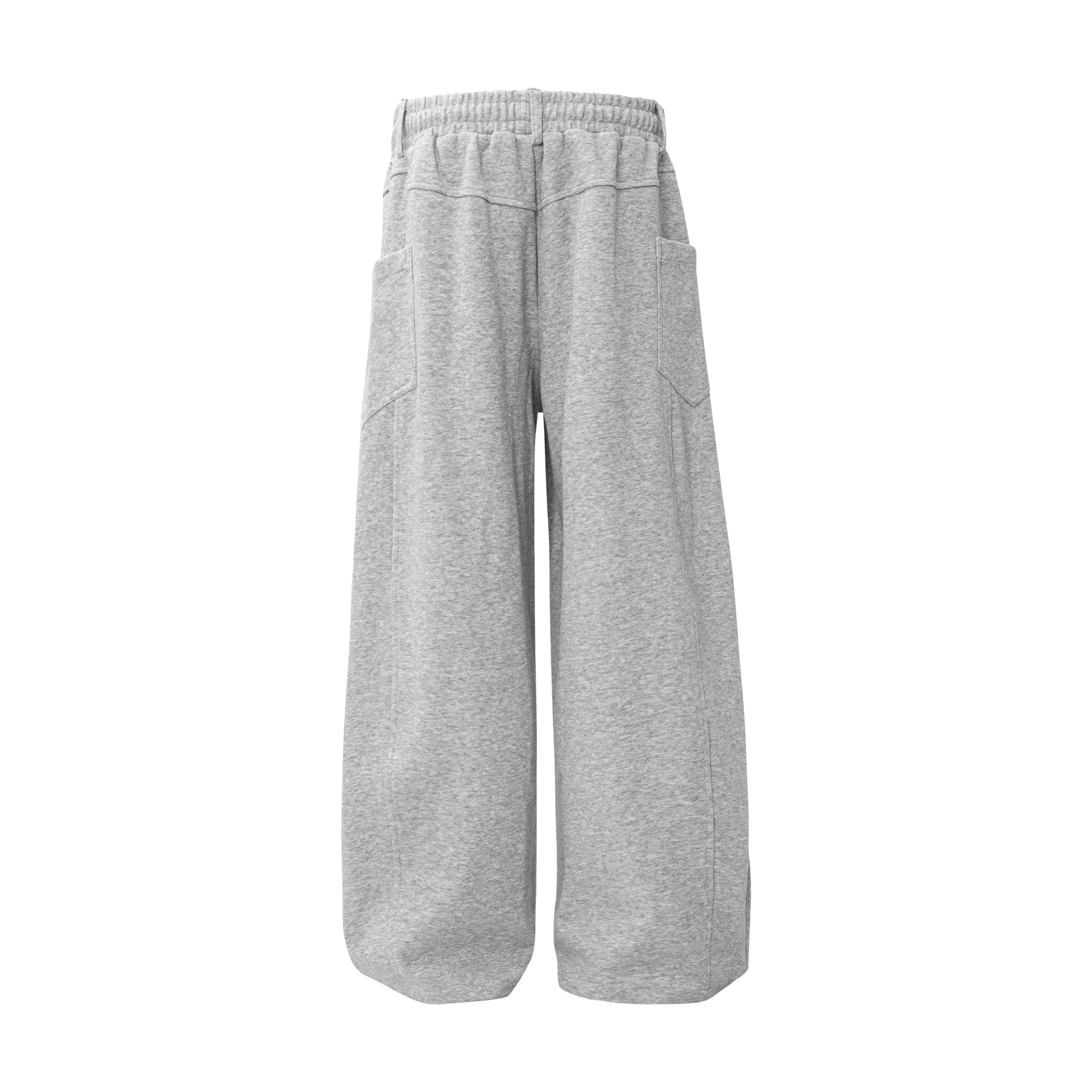 Omirad Plush-Charm Wide-Leg Balloon Sweatpants | Grey