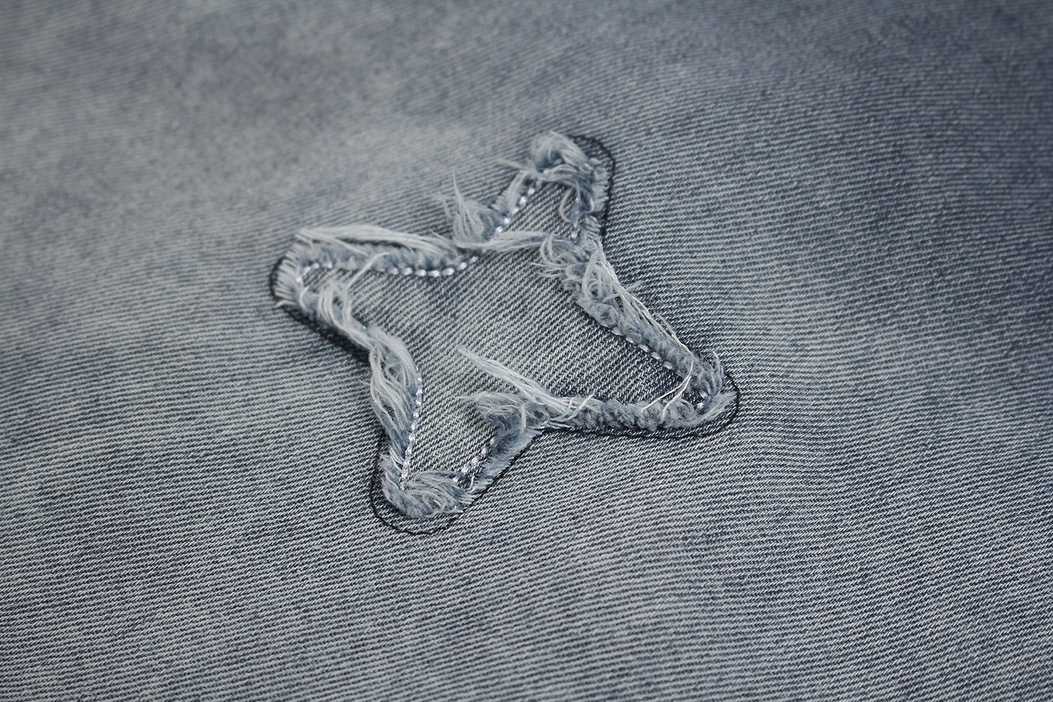 Distressed Star Patch Graphic T-Shirt | Vintage Washed Streetwear