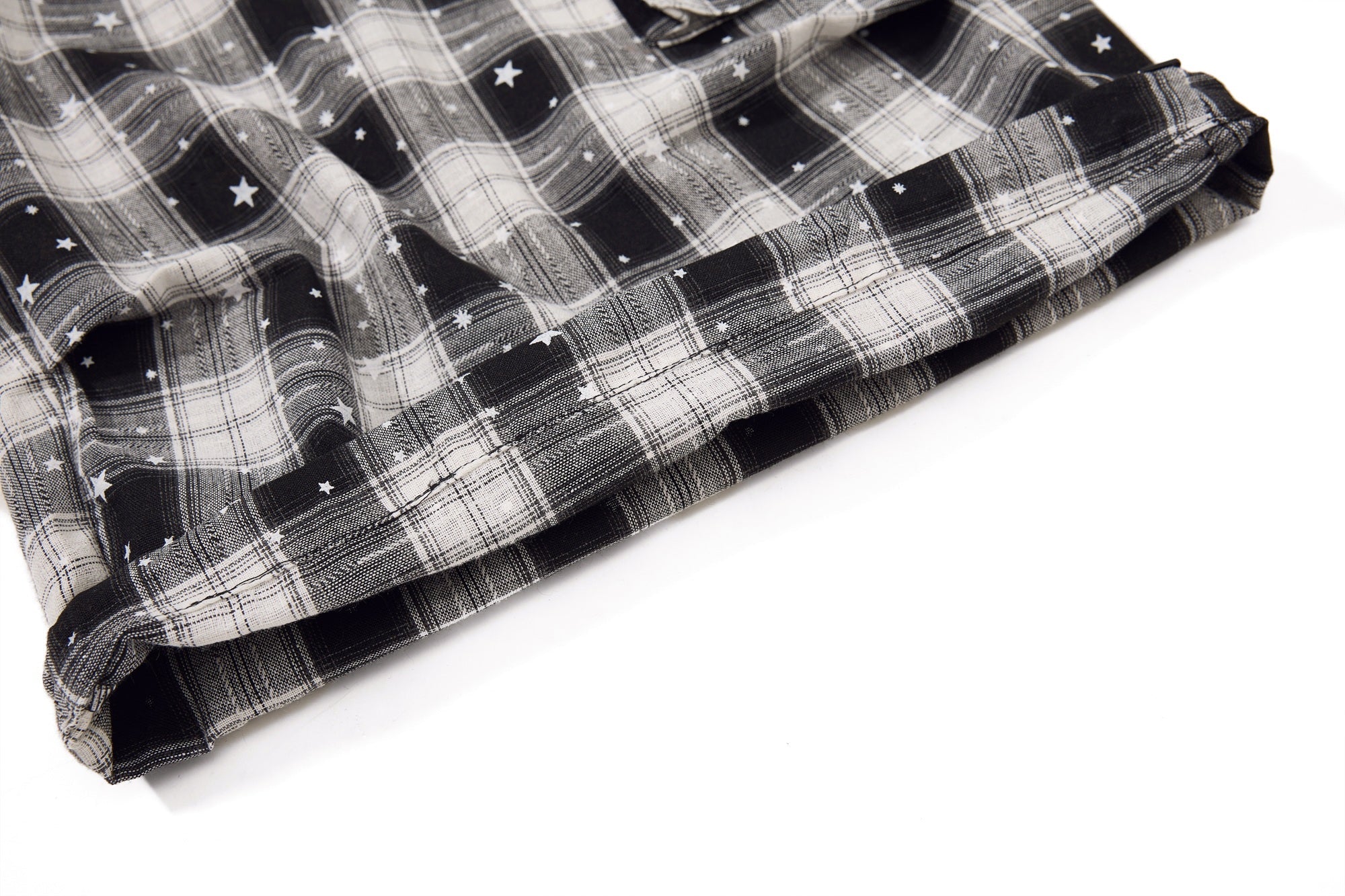 Omirad Plaid Star Cargo Shorts | Y2K Baggy Streetwear