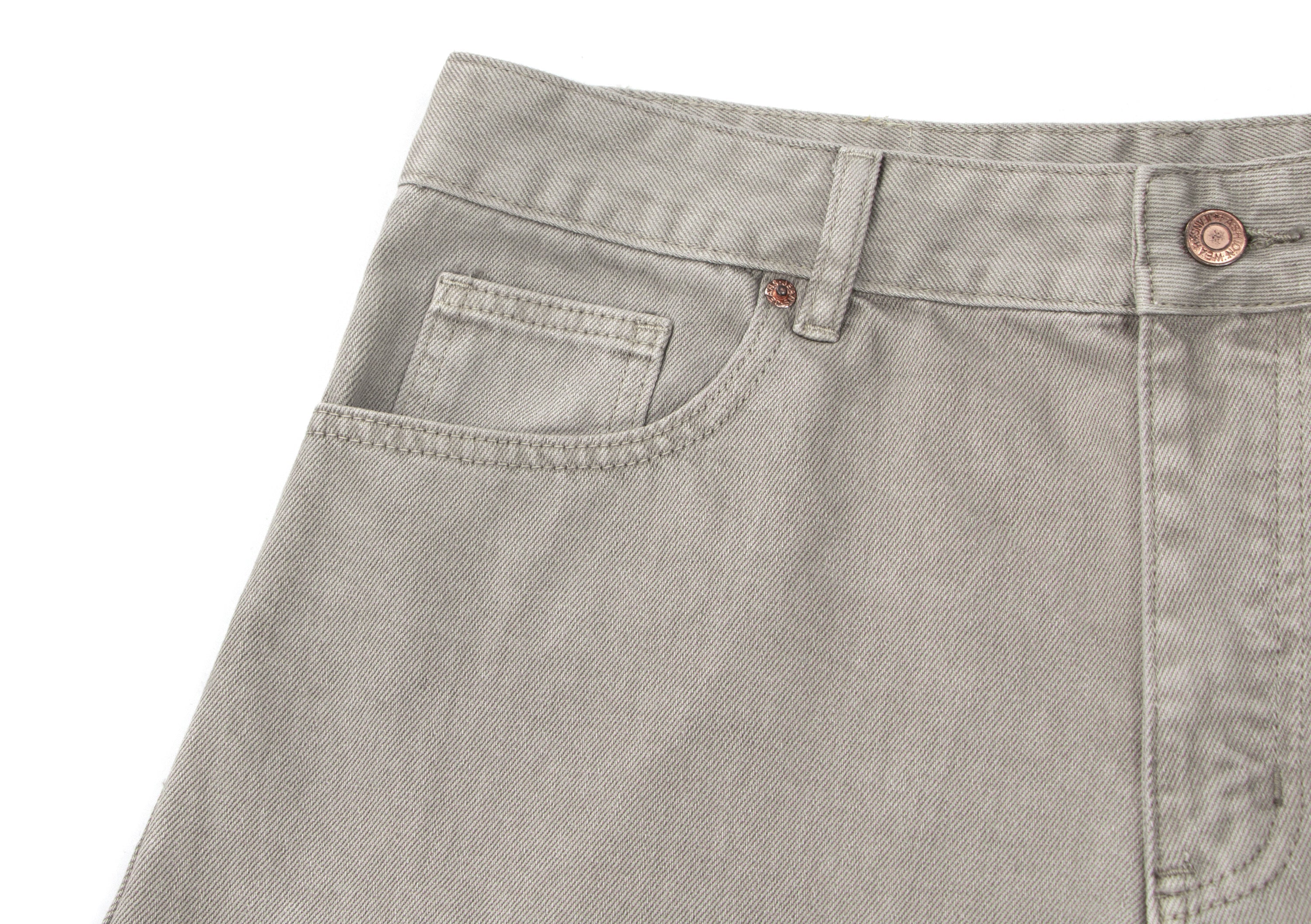 Panel Washed Wide-Leg Denim Pants | Streetwear Jeans