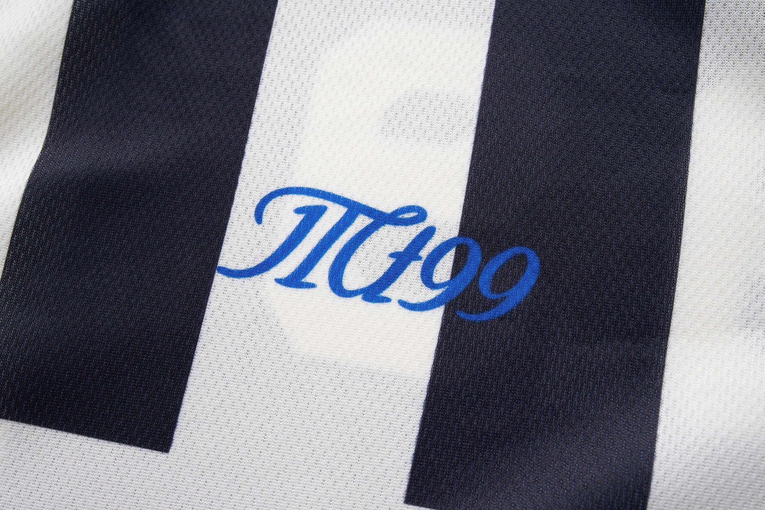 Retro Striped Varsity Soccer Jersey | Bold Streetwear Fit