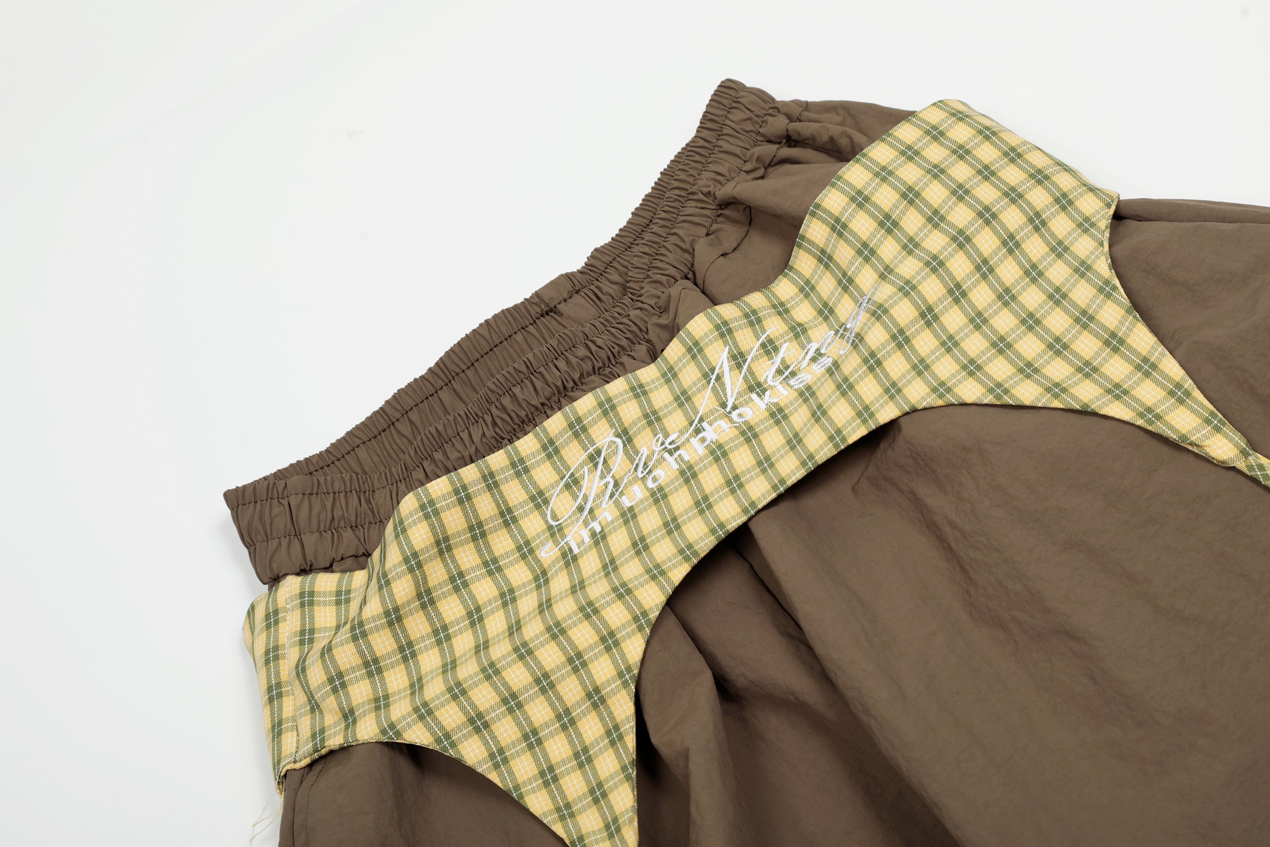 Omirad Layered Patchwork Parachute Pants | Wide-Leg Y2K