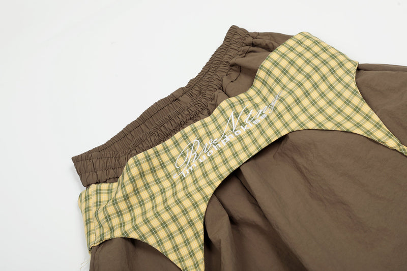 Omirad Layered Patchwork Parachute Pants | Wide-Leg Y2K