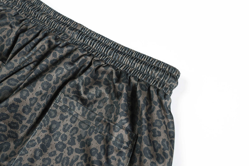 Omirad Leopard Wash Wide-Leg Sweatpants | Y2K Streetwear