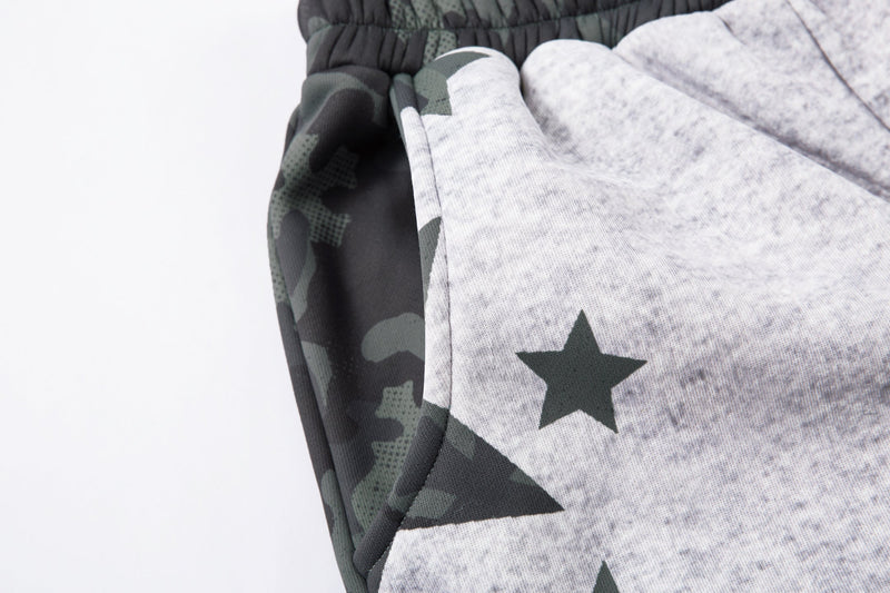 Camo Star Wide-Leg Sweatpants | Street Style Baggy Pants