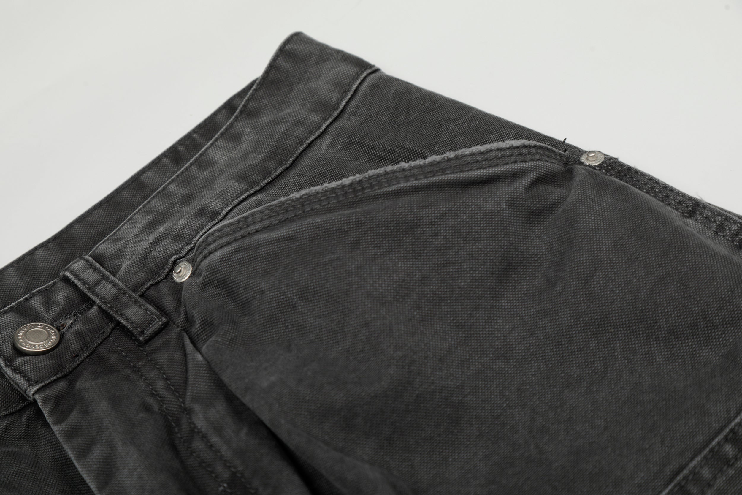 Omirad Washed Utility Wide-Leg Denim Pants | Oversized Cargo