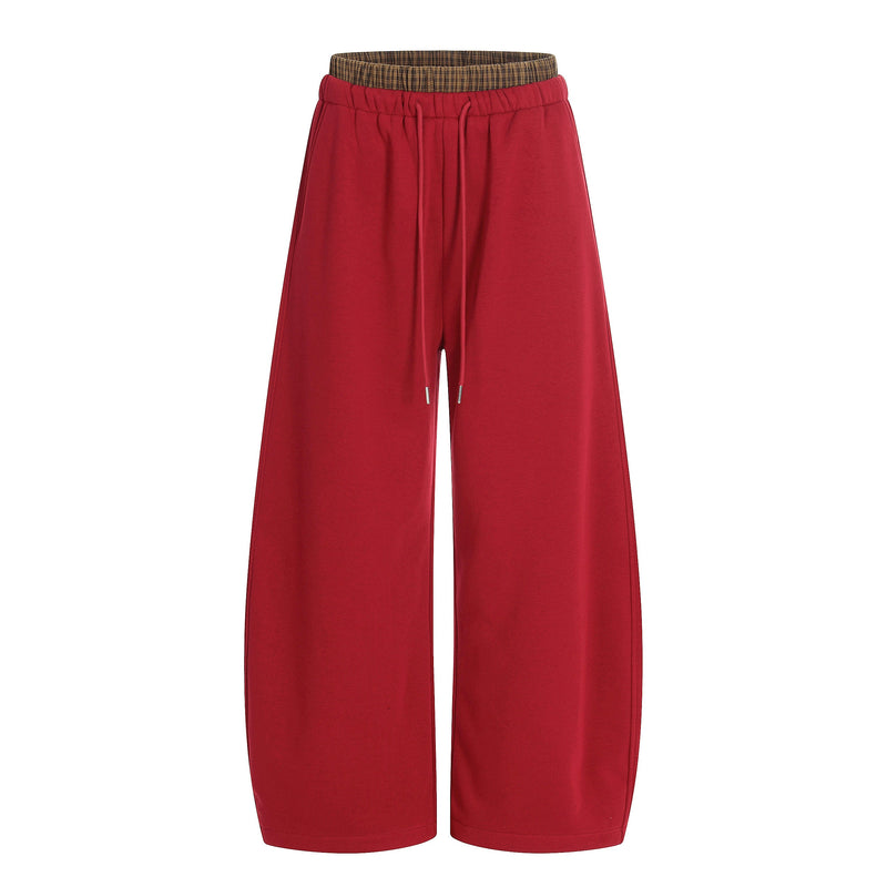 Wide-Leg Athletic Lounge Pants | Relaxed Streetwear Fit