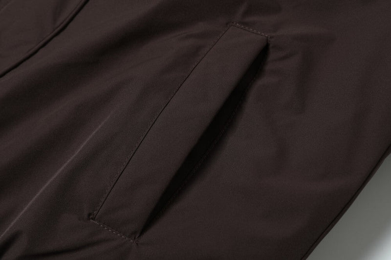 Faux Shearling Lined Bomber Jacket | Stand Collar Winter Coat