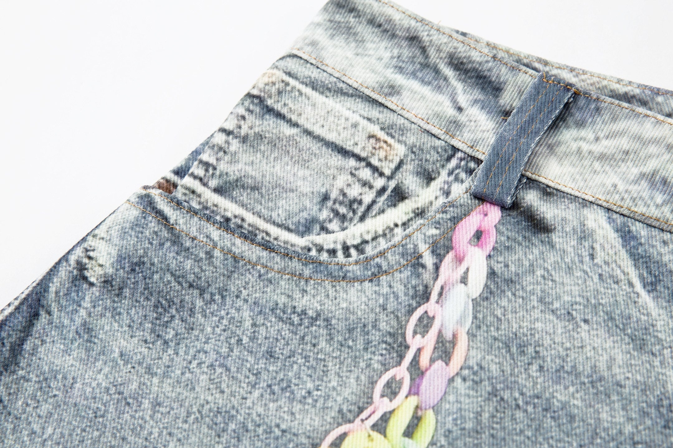 Omirad Vintage Charm Patch Denim Shorts | Streetwear
