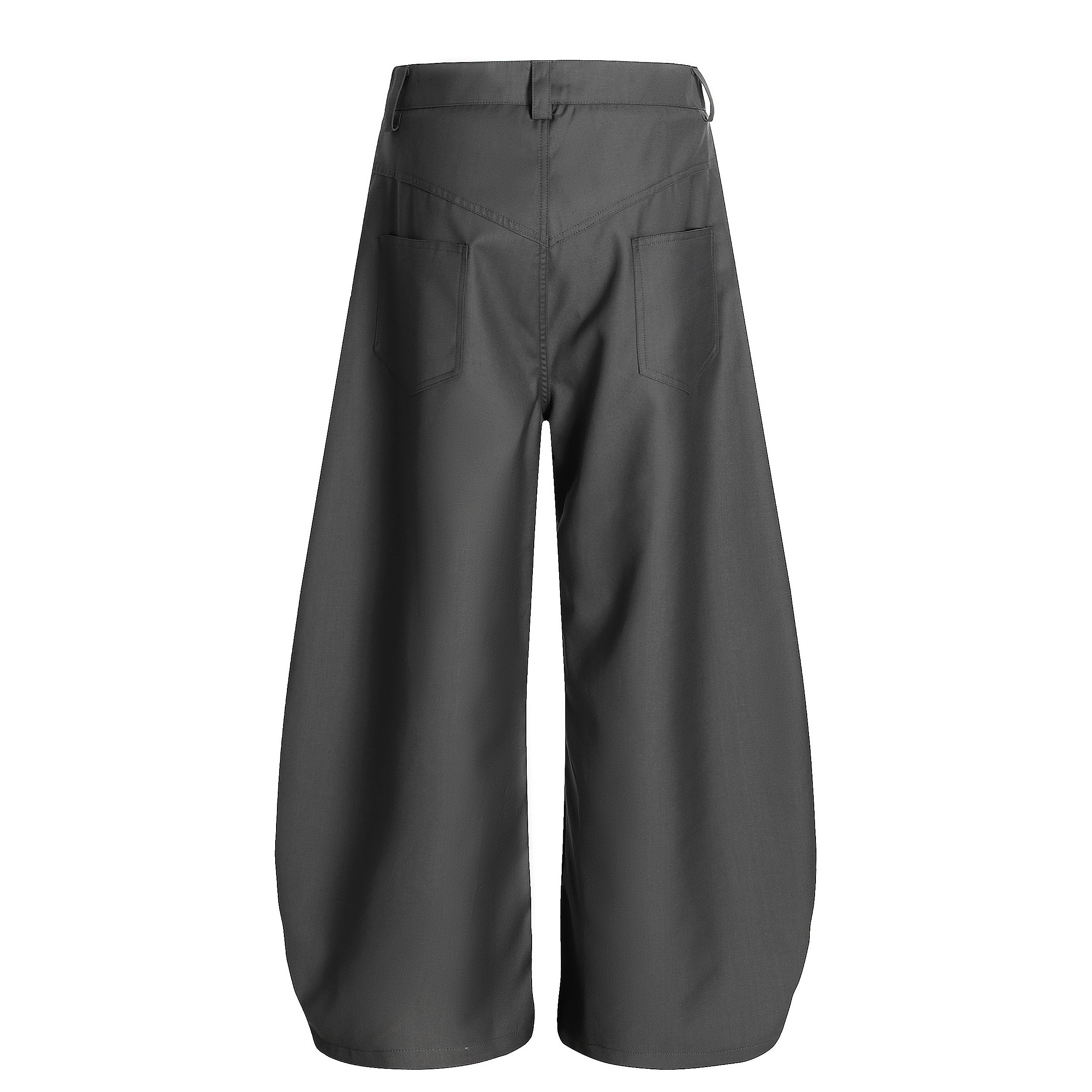 Omirad Multi-Button Utility Wide-Leg Pants | Modern Fit