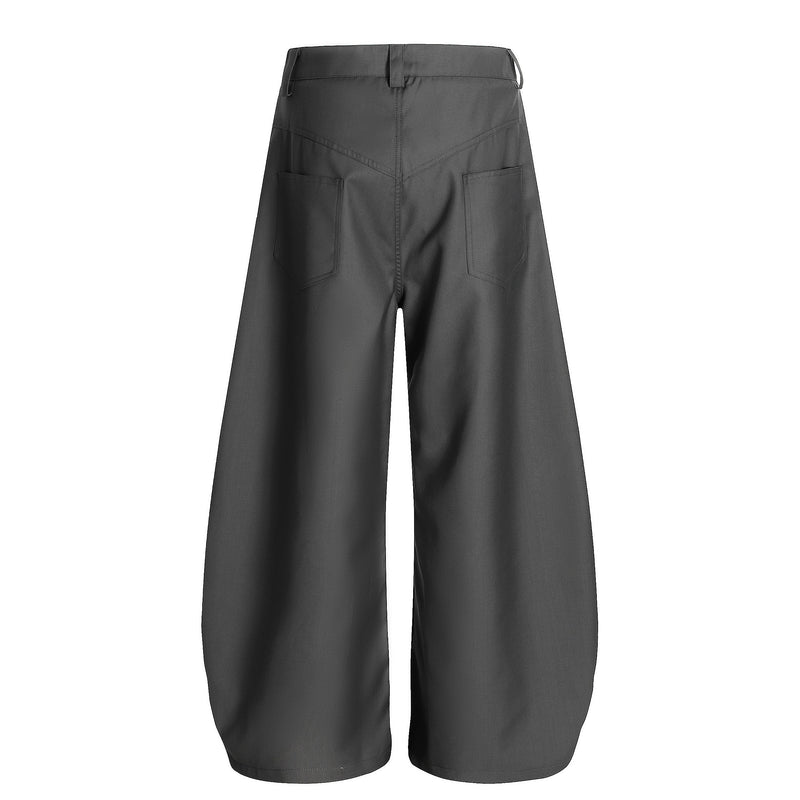 Omirad Multi-Button Utility Wide-Leg Pants | Modern Fit
