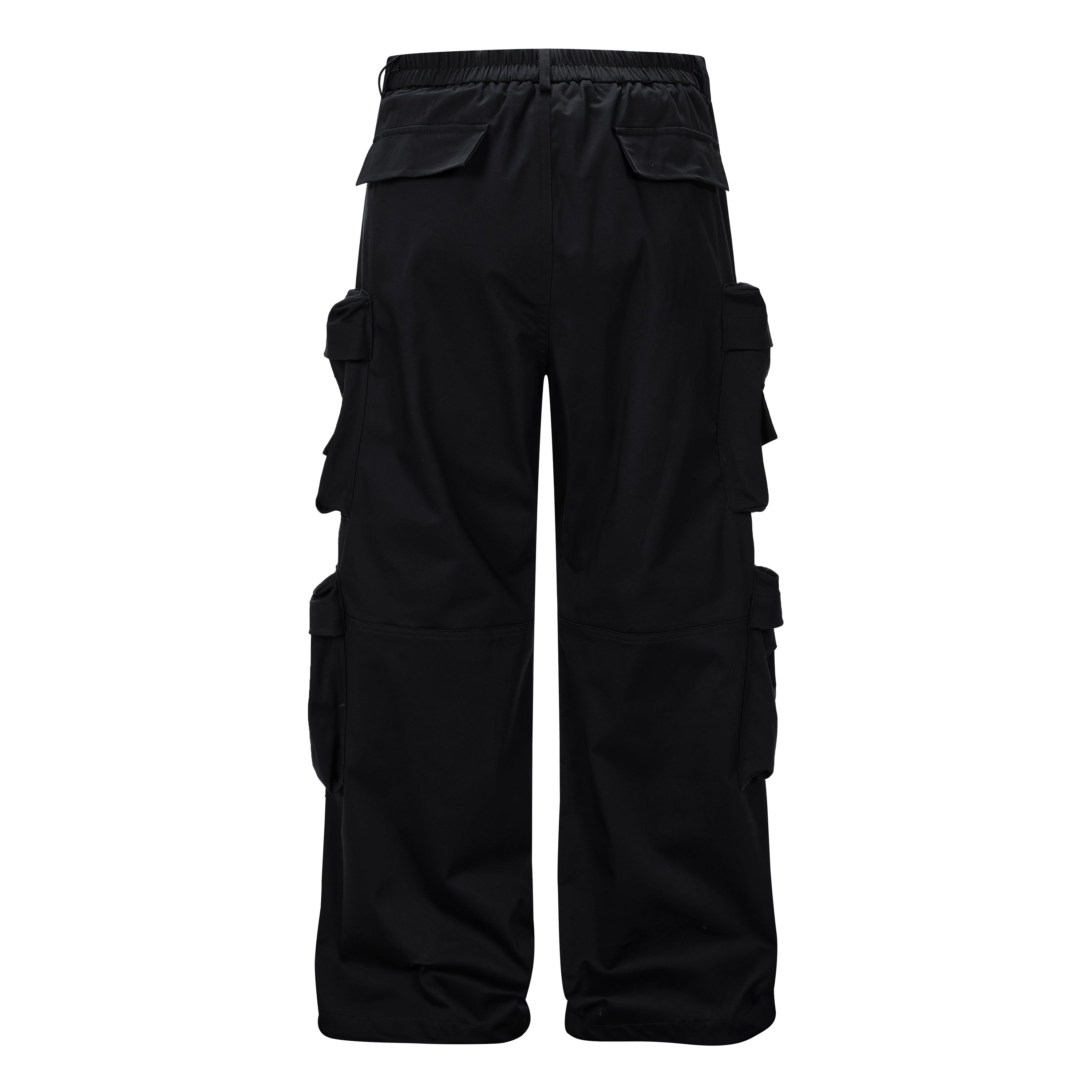Gothic Cross Cargo Pants | Wide-Leg Streetwear Trousers