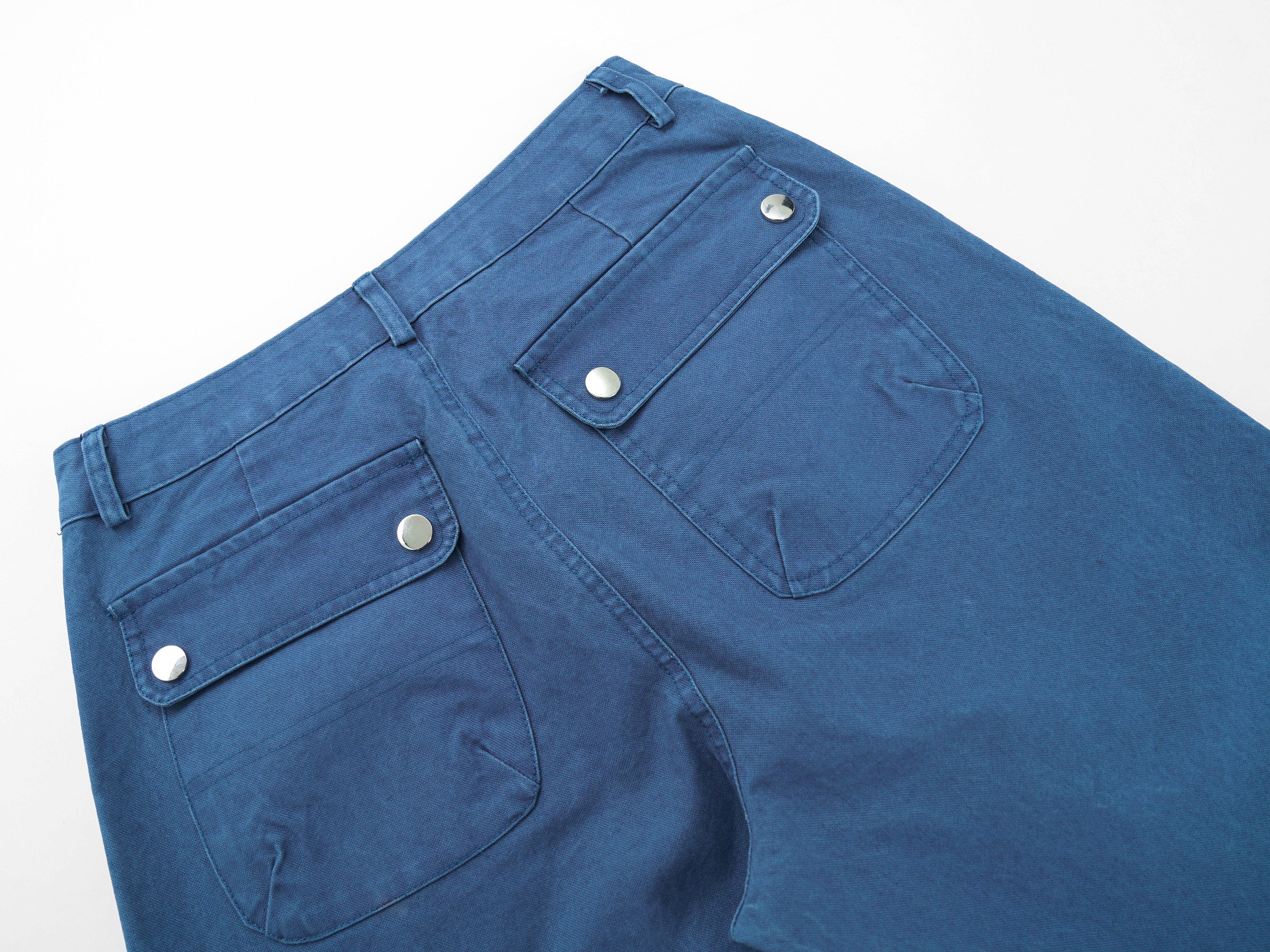 Utility Panel Wide-Leg Denim Pants | Workwear Streetwear