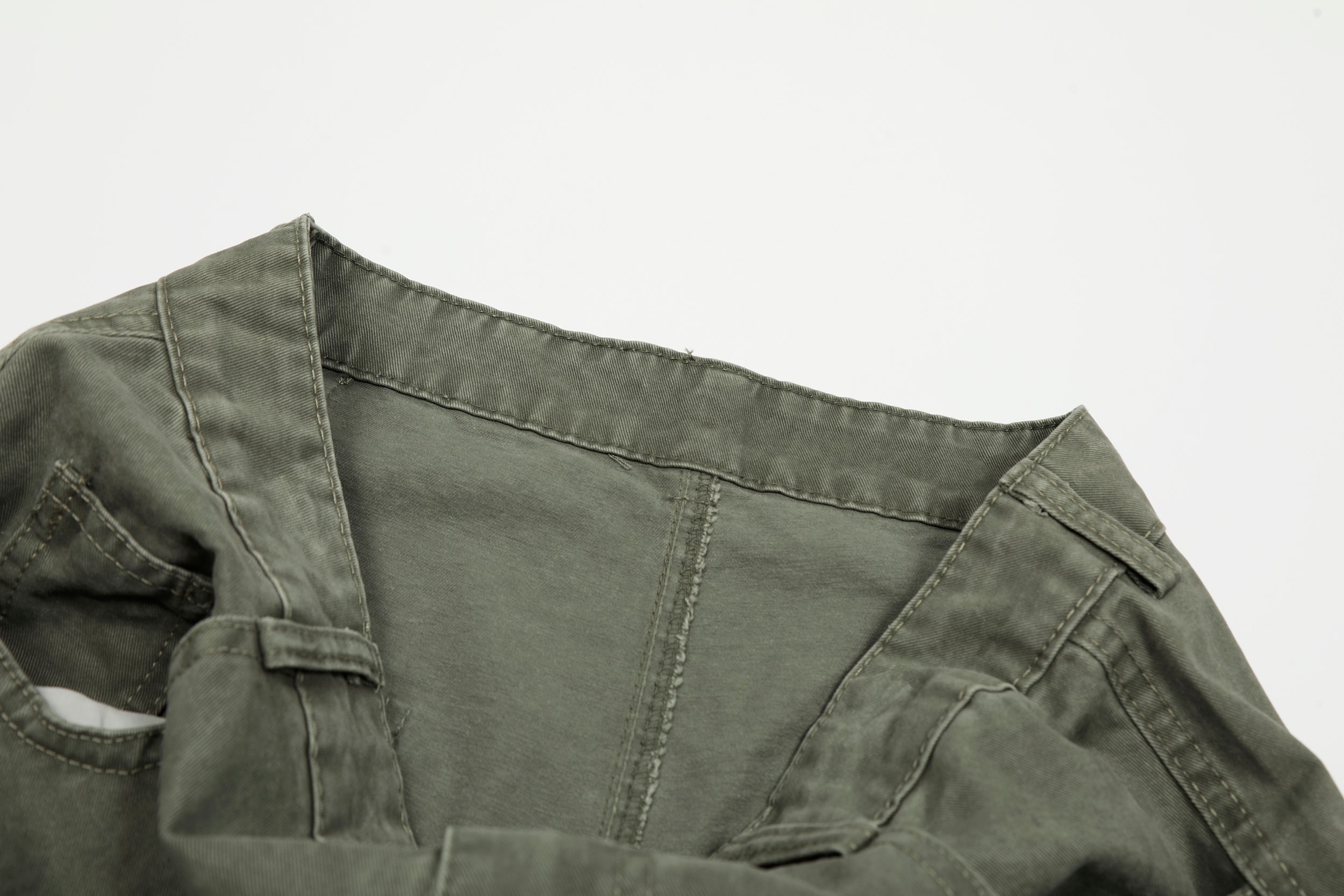Omirad Heavy-Wash Wide-Leg Cargo Pants | Oversized Streetwear