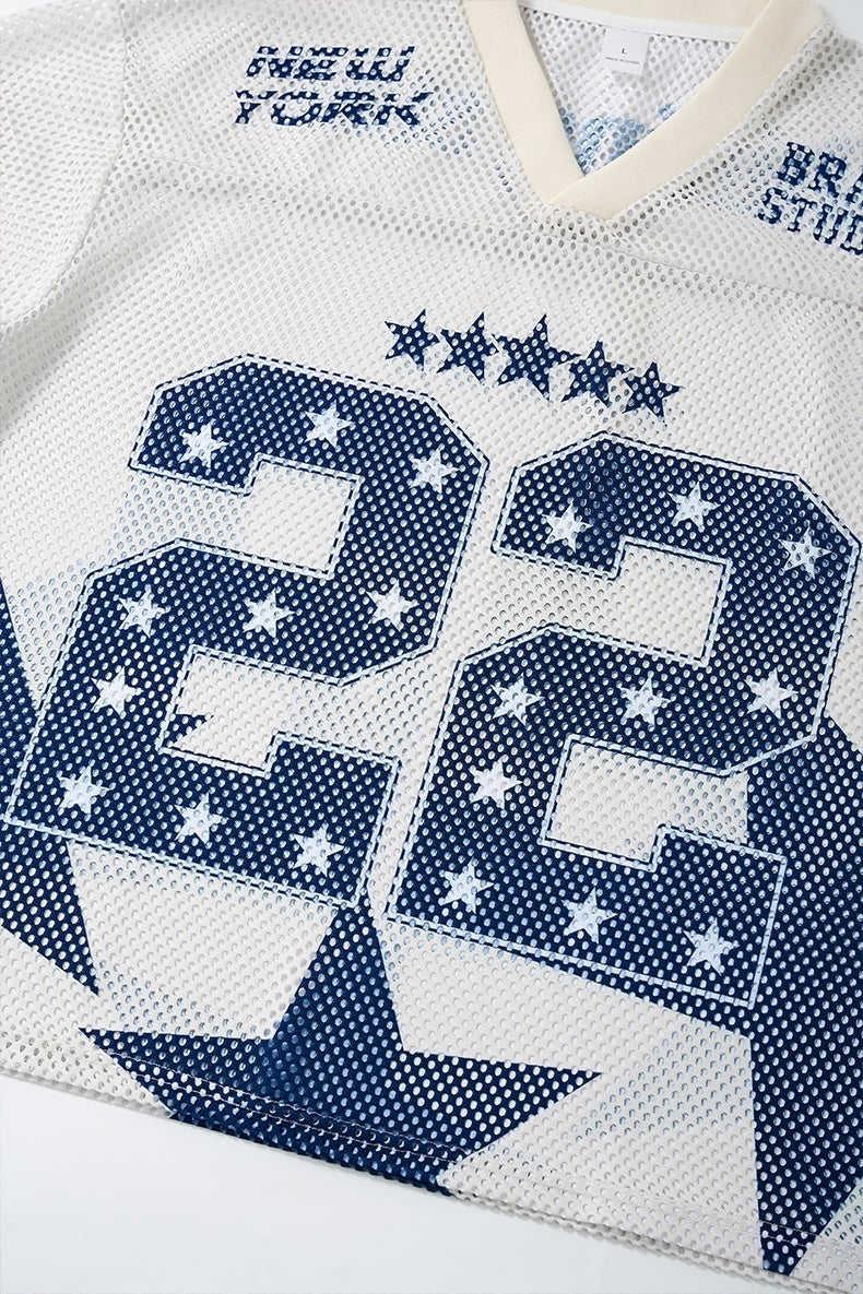 Shining Star 22 Mesh Jersey T-Shirt | Varsity Streetwear
