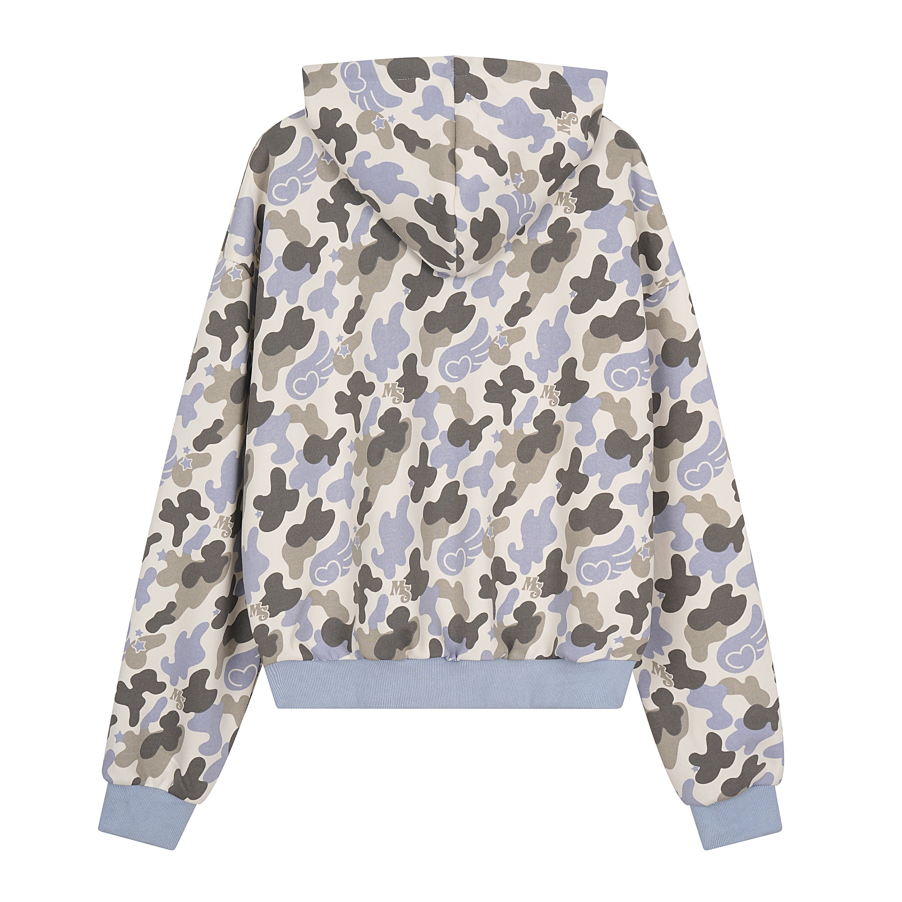 Omirad Camo Graphic Zip-Up Hoodie | Streetwear Fleece
