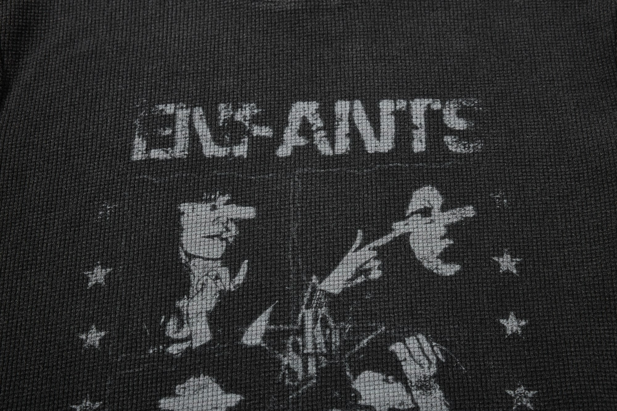 Enfants Riches Déprimés Vintage Waffle Knit Graphic T-Shirt