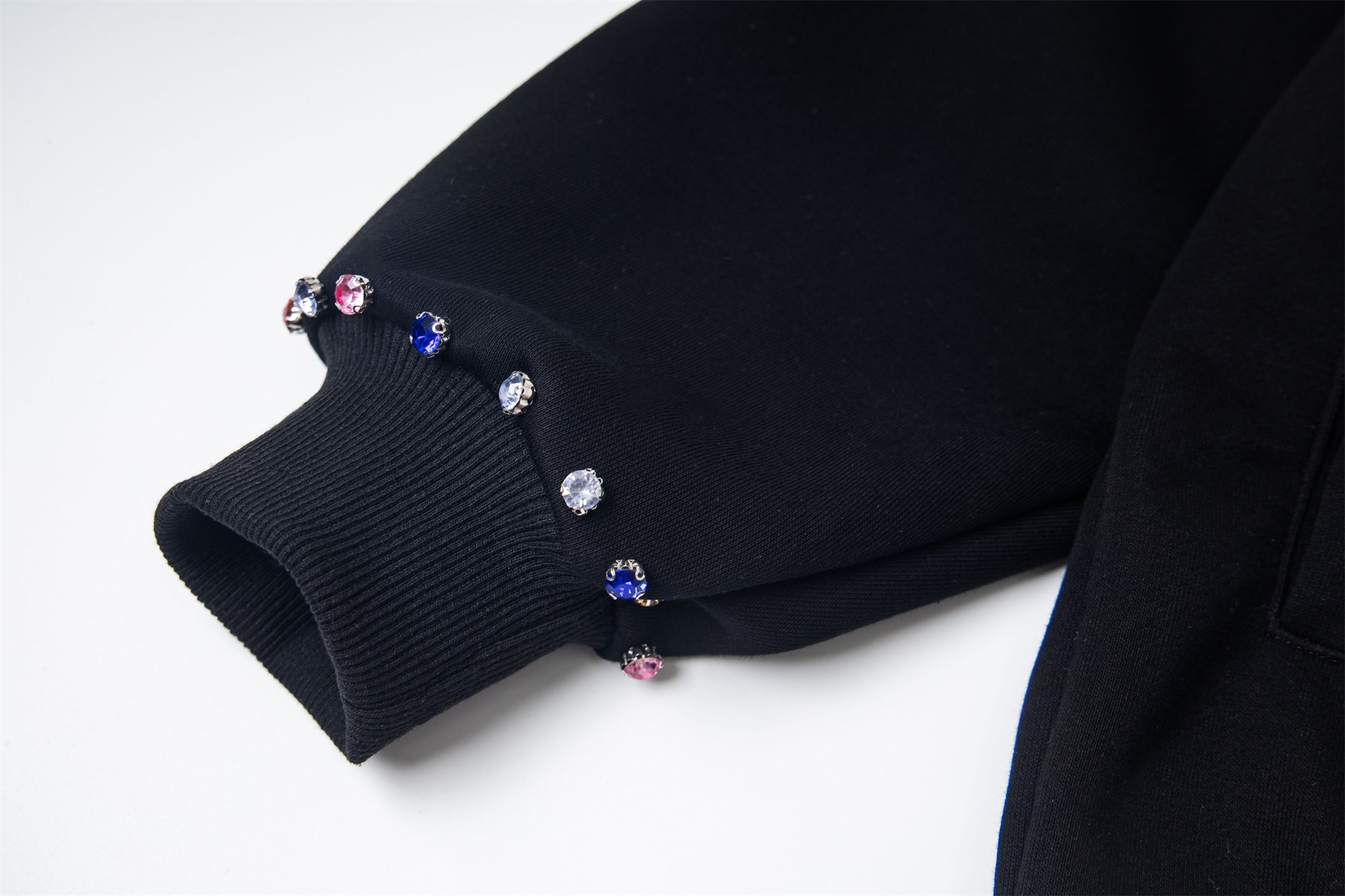 Omirad MAKE Studded Zip Hoodie | Oversized Streetwear