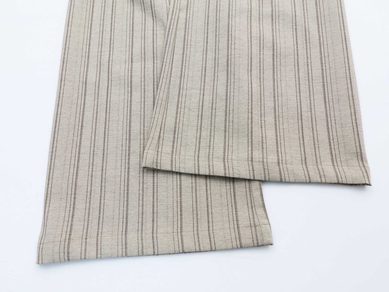 Deconstructed Pinstripe Wide-Leg Trousers | Vintage Tailored