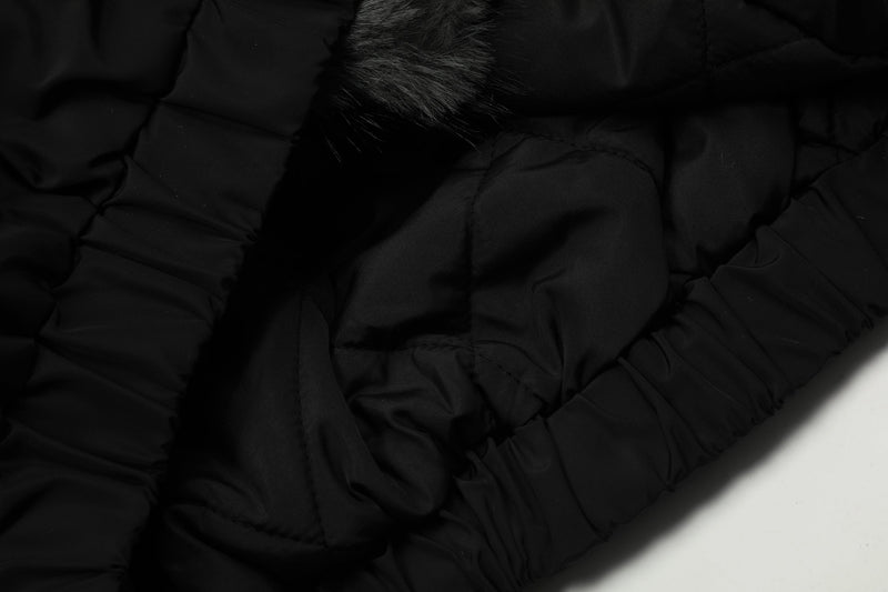 GXKN FOMZ Fur-Trim Hooded Puffer Jacket | Winter Streetwear
