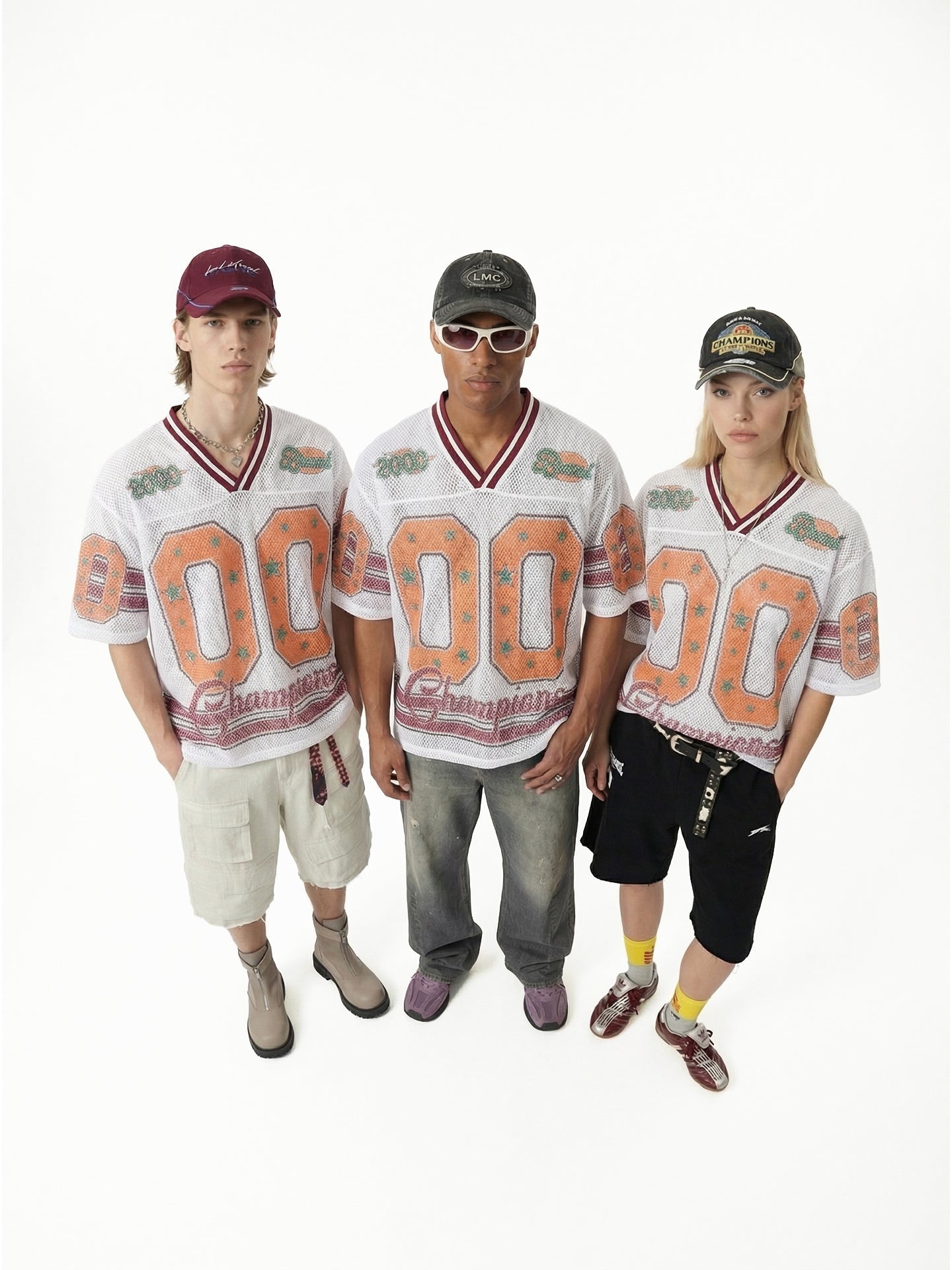 Omirad Champions 00 Mesh Jersey T-Shirt | Retro Streetwear