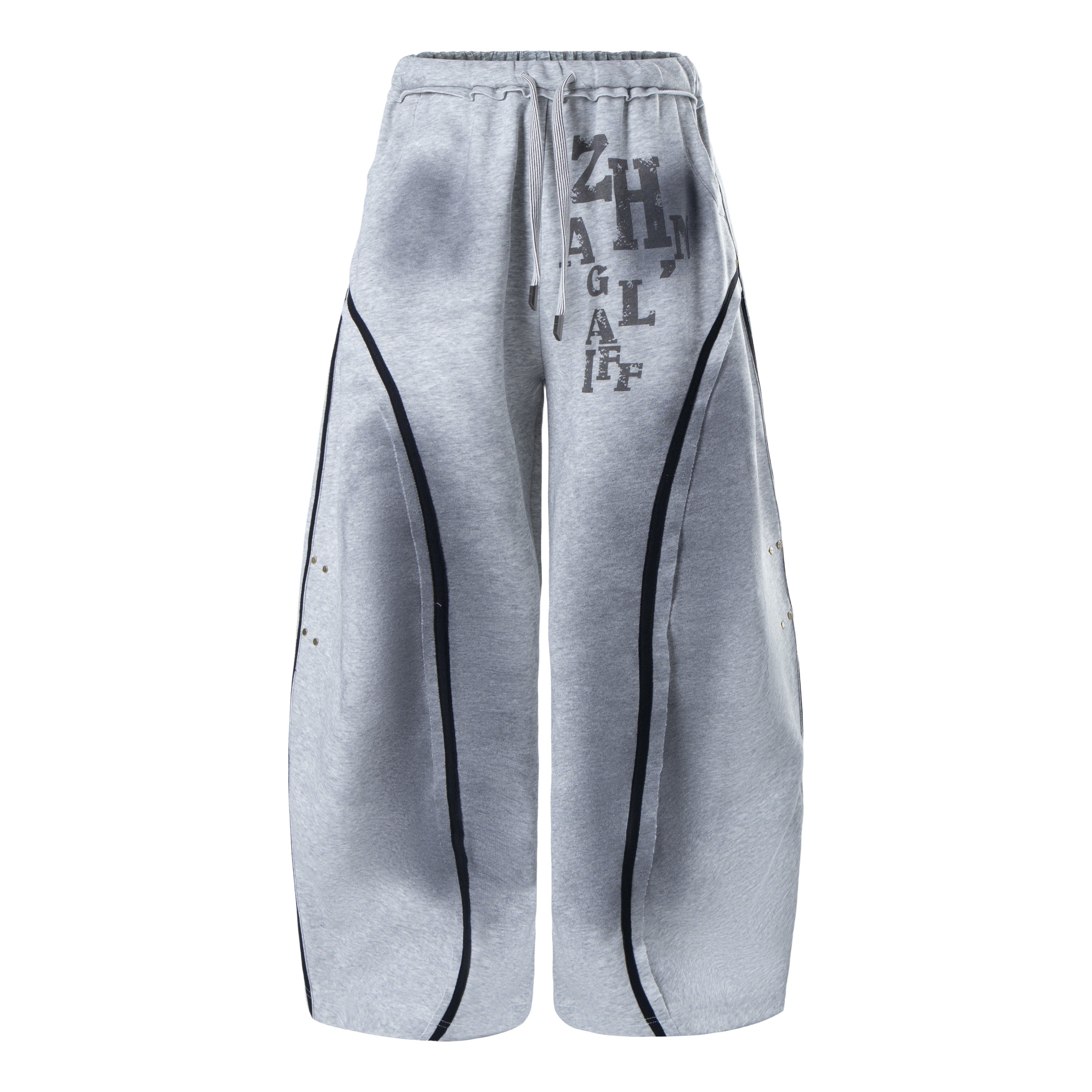 Omirad Curved Panel Sweatpants | Bold Streetwear Joggers