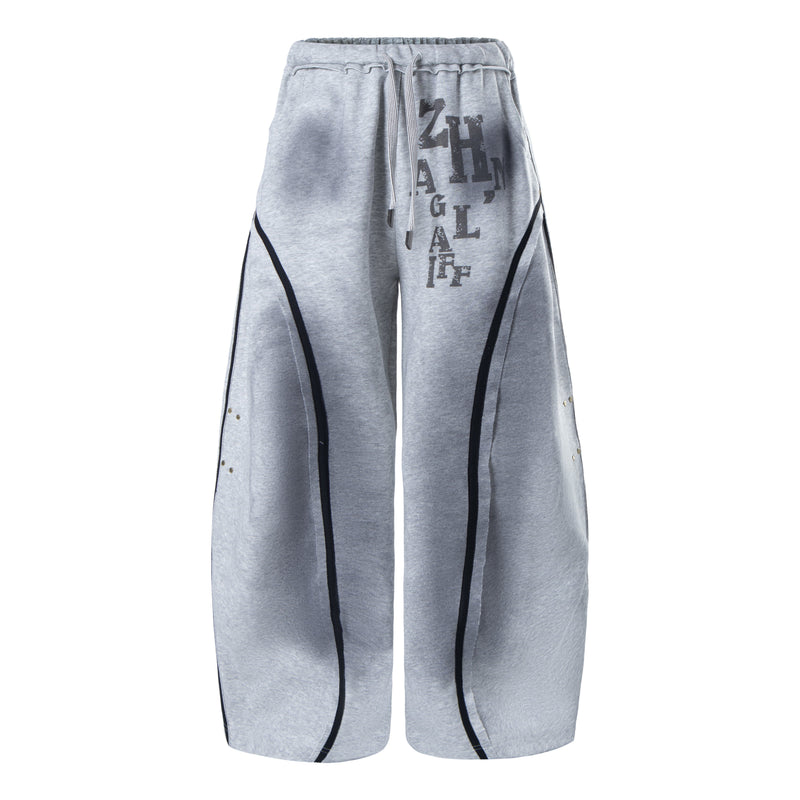 Omirad Curved Panel Sweatpants | Bold Streetwear Joggers