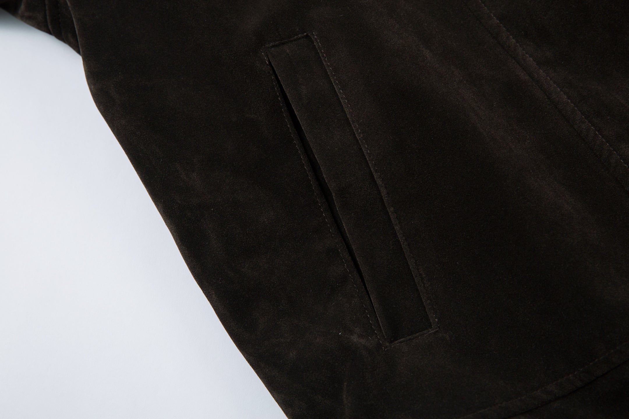 Suede-Texture Metal Clasp Jacket | Vintage Street Style