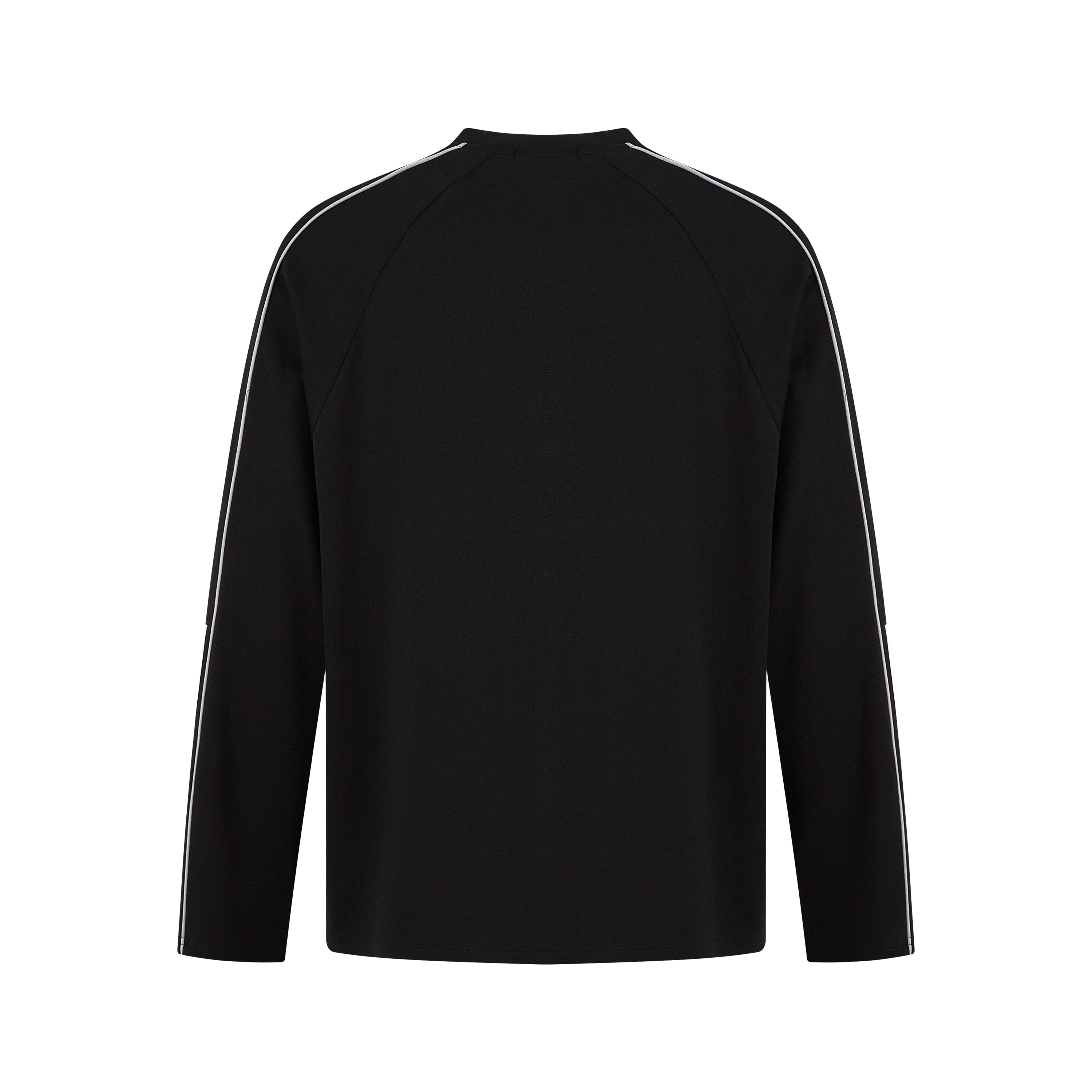 ABF Contrast Panel Raglan Long-Sleeve Top | Streetwear
