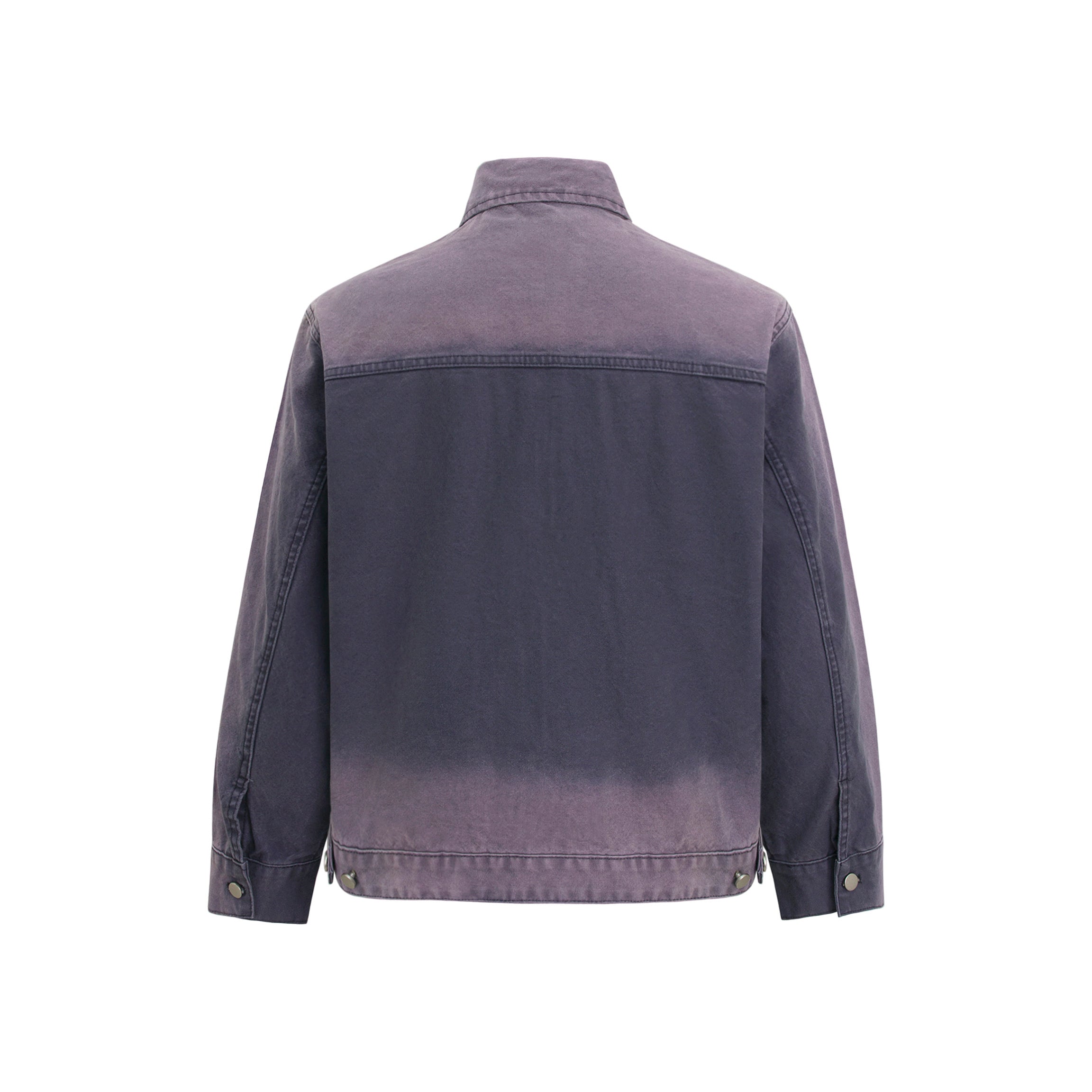 Omirad Vintage Washed Zip Jacket | Embroidered Workwear