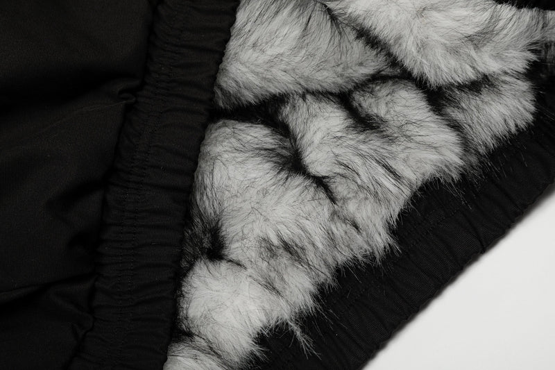 Omirad Minimal Faux-Fur Collar Bomber Jacket | Off-White