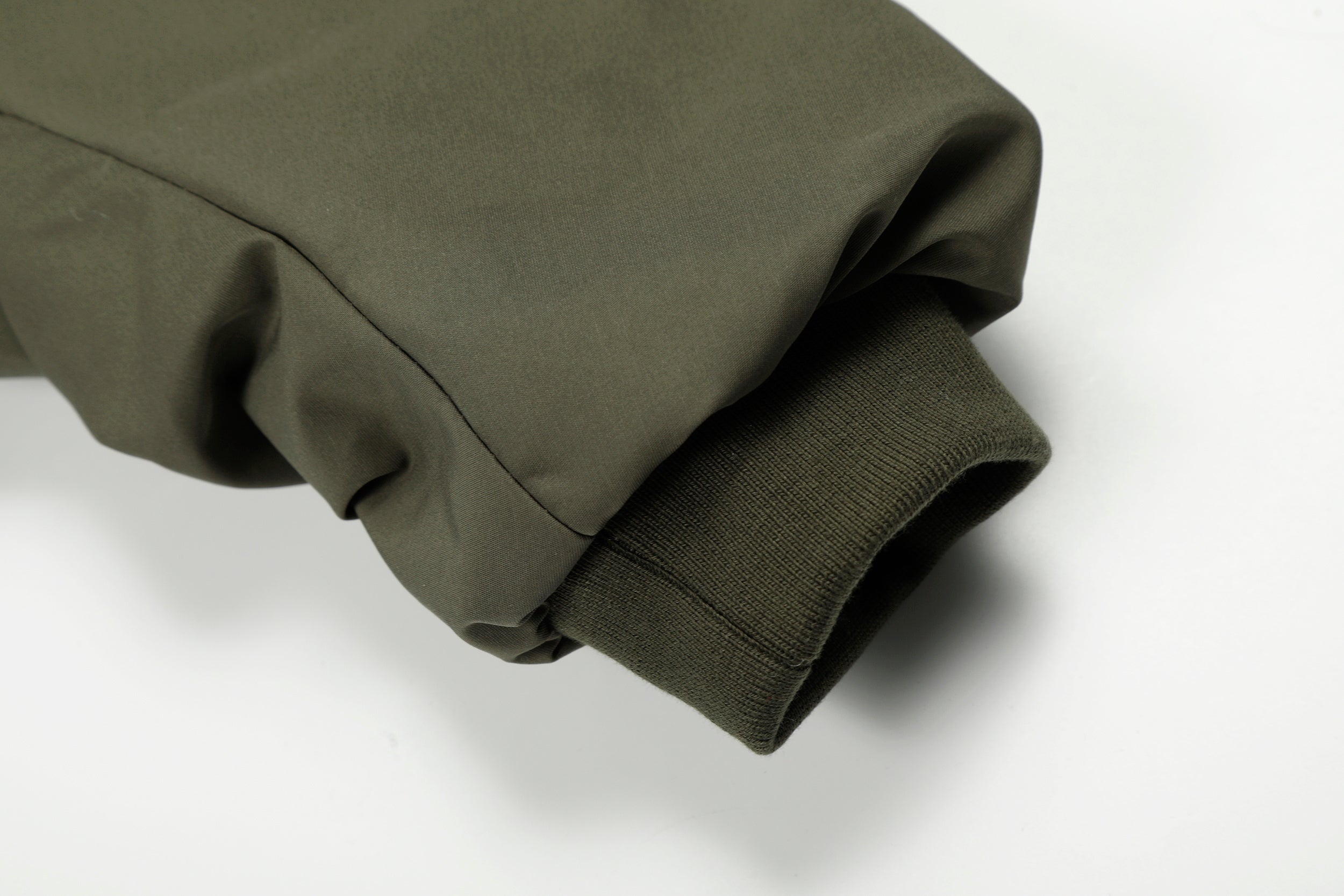 Detachable Faux Fur Scarf Bomber Jacket | Olive & Black
