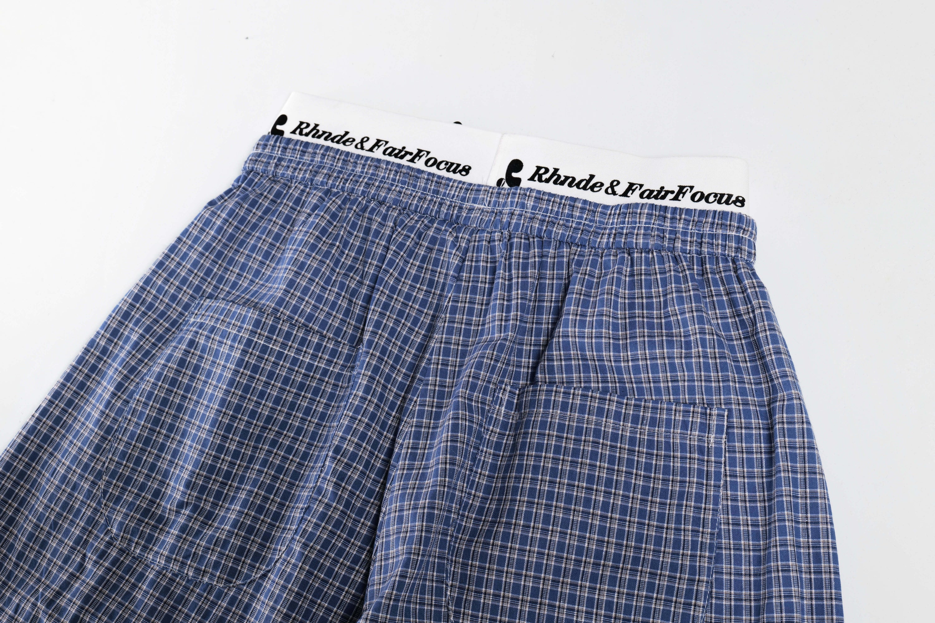 Check Pattern Relaxed Wide-Leg Cotton Pants | SEAKOFF
