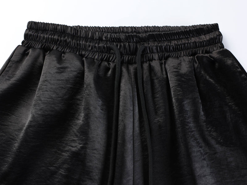Contrast Panel Ultra Wide-Leg Sweatpants | Y2K Streetwear