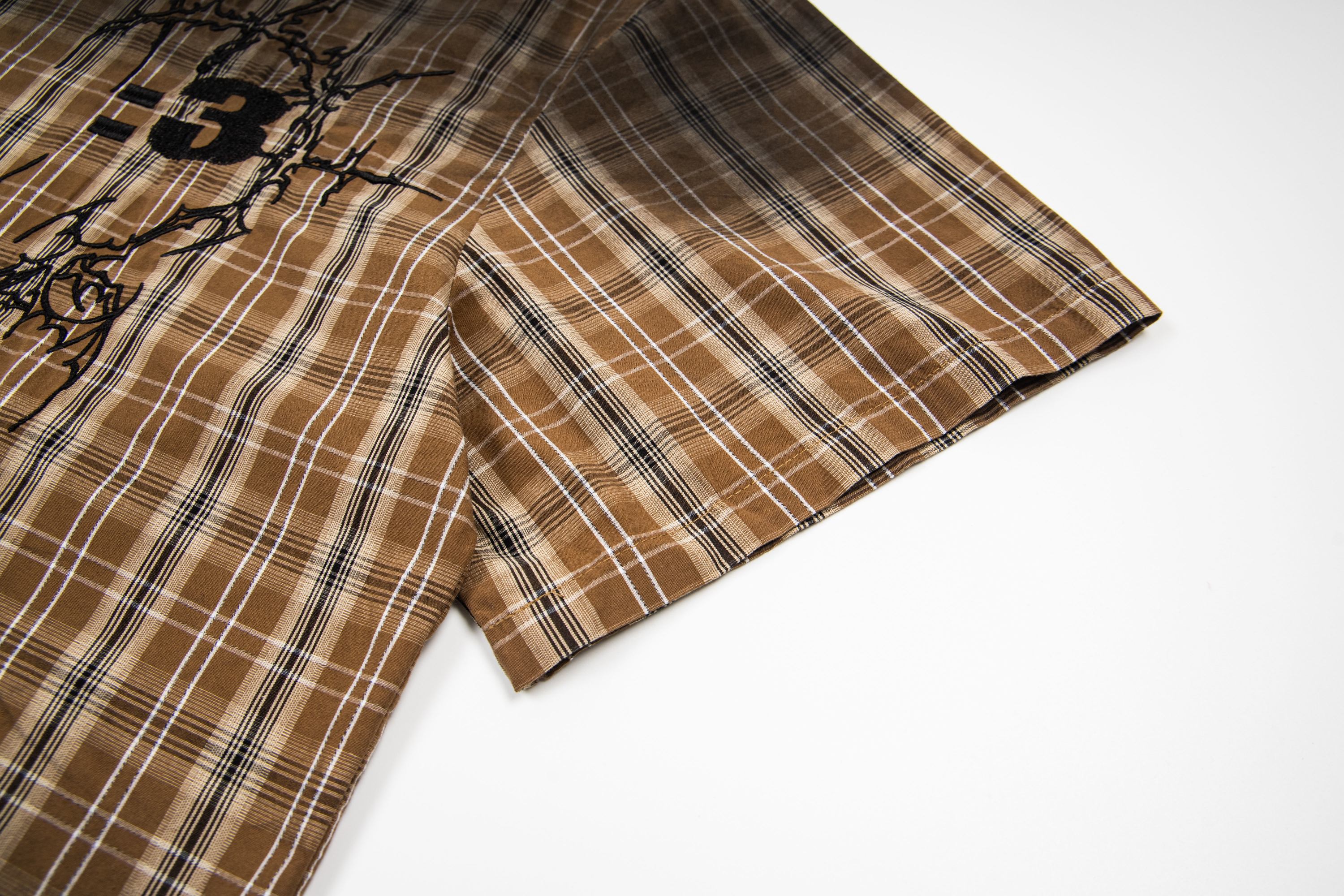 Omirad Vintage Plaid Graphic Shirt | Retro Streetwear
