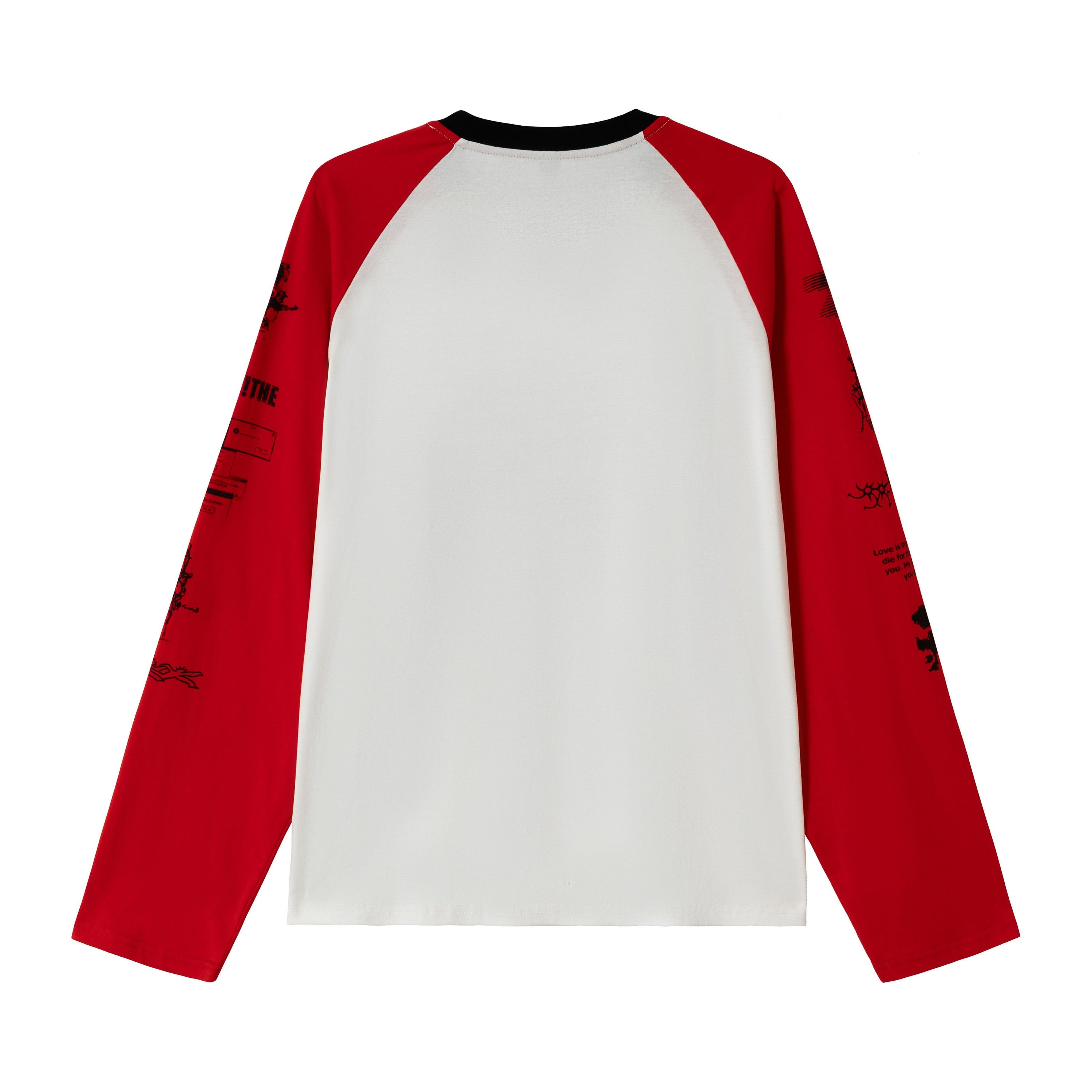 Omirad Graphic Raglan Long-Sleeve T-Shirt | Streetwear