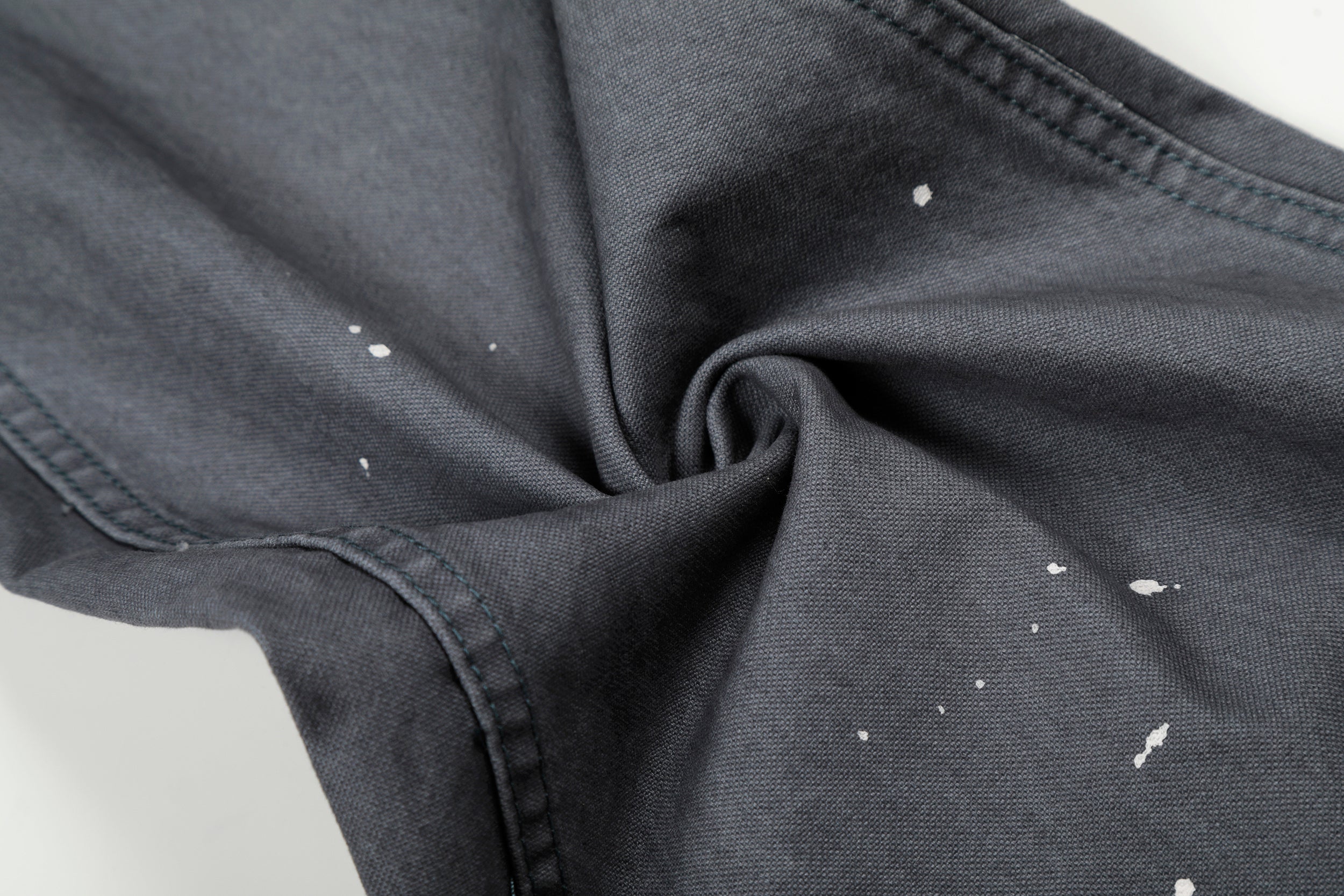 Paint-Splatter Utility Wide-Leg Jeans | Workwear Street Style