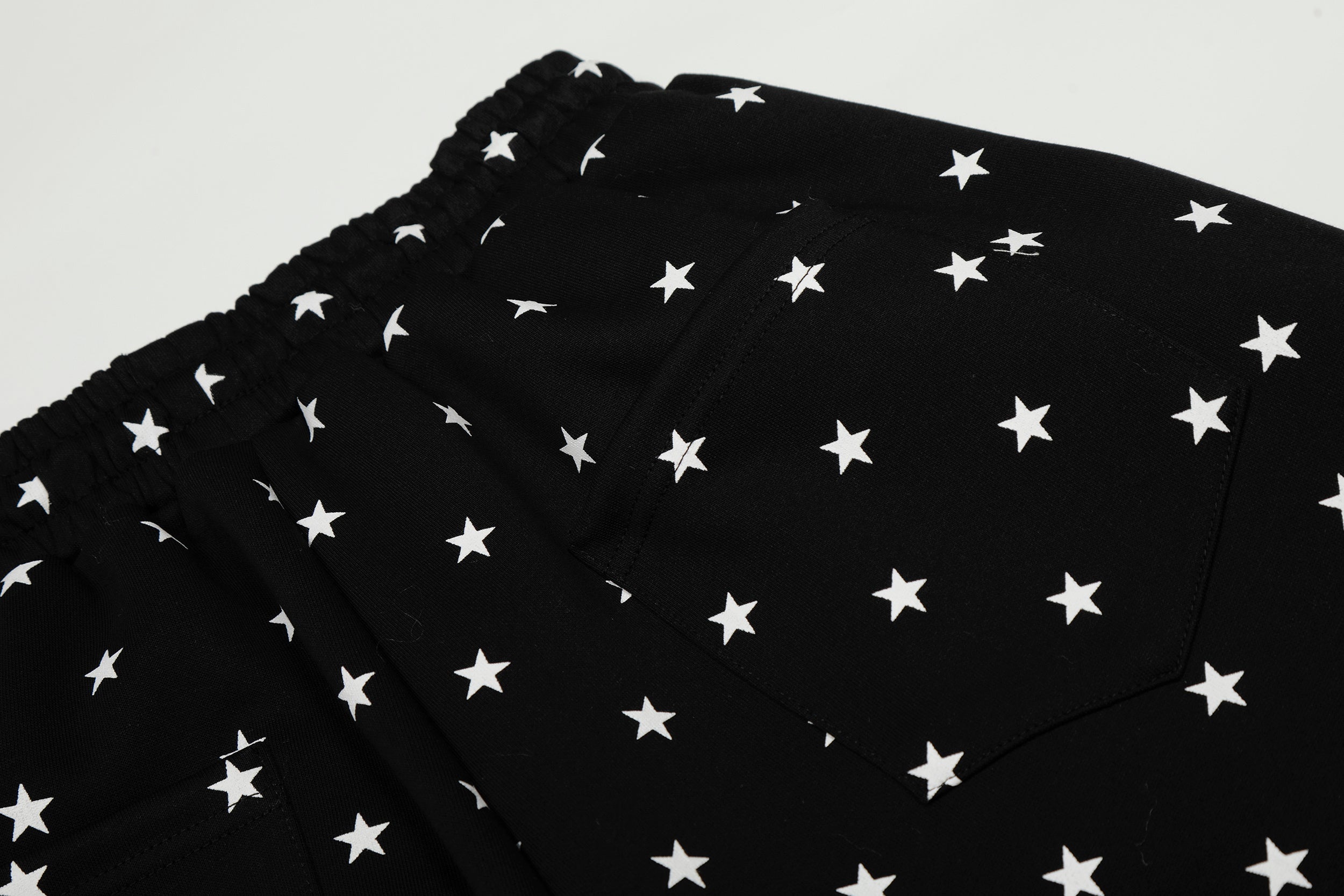 All-Over Star Print Wide-Leg Pants | Y2K Street Style