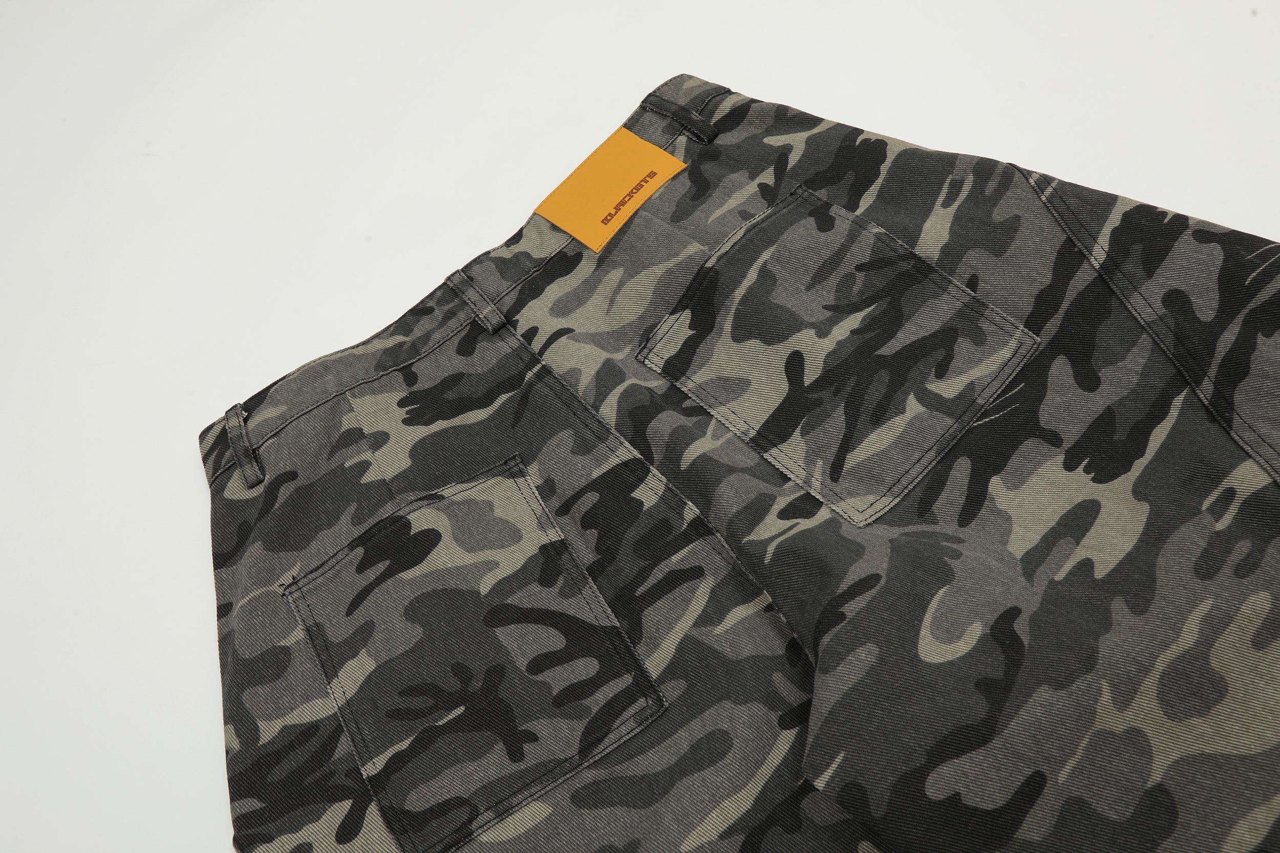 Camouflage Cargo Barrel Pants | Wide Leg Streetwear