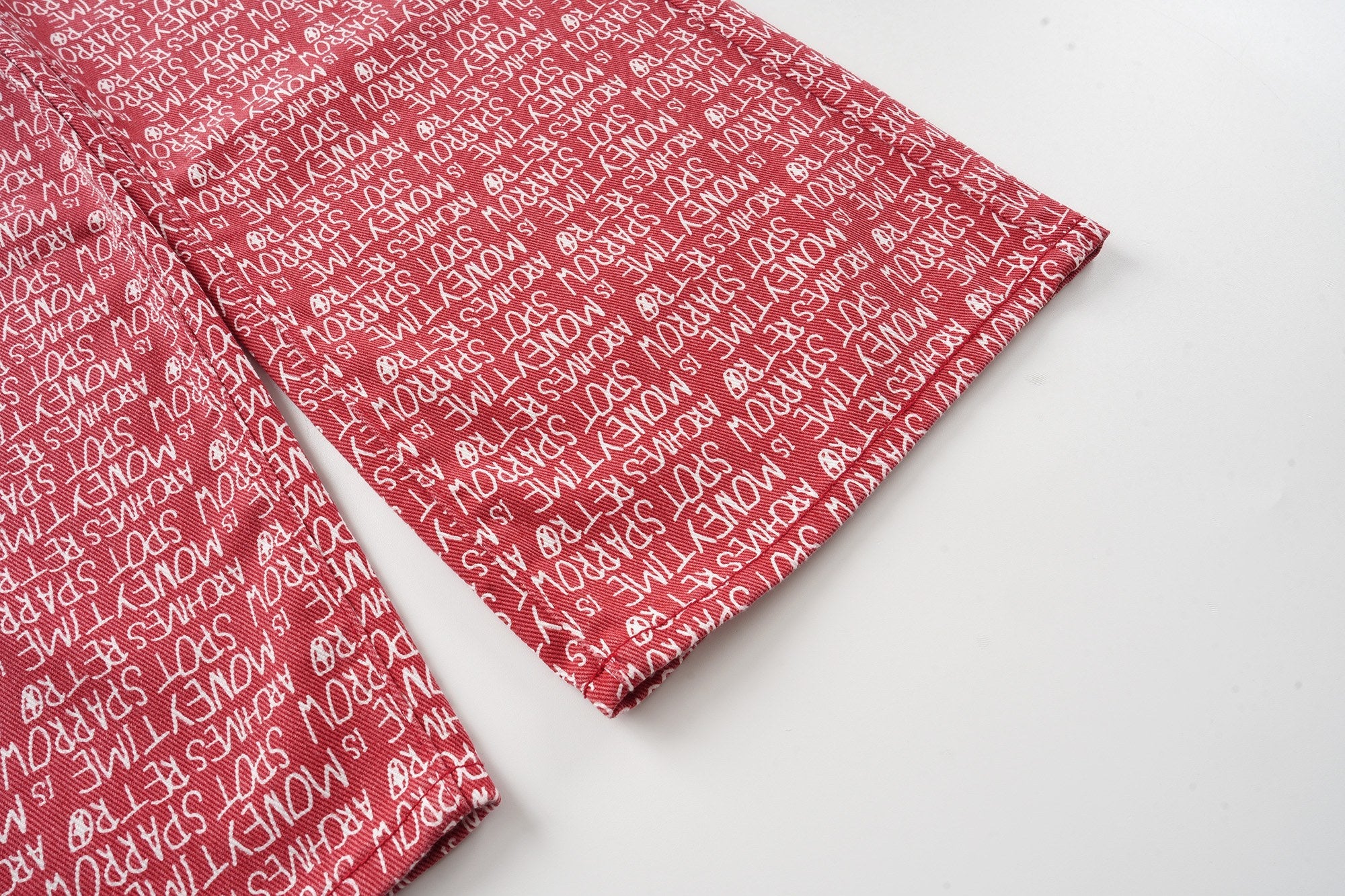 All-Over Script Print Wide-Leg Pants | Bold Streetwear