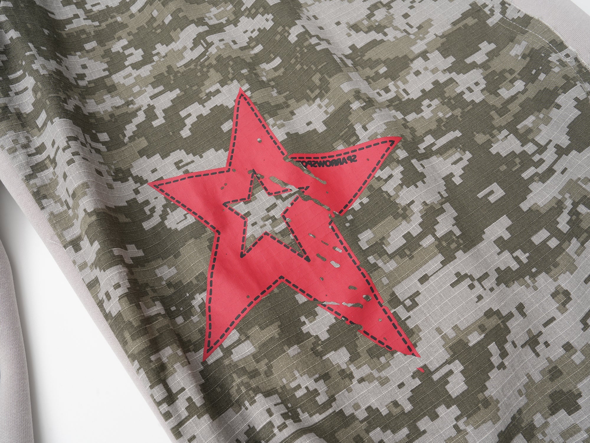 Digital Camo Star Wide-Leg Pants | Bold Streetwear