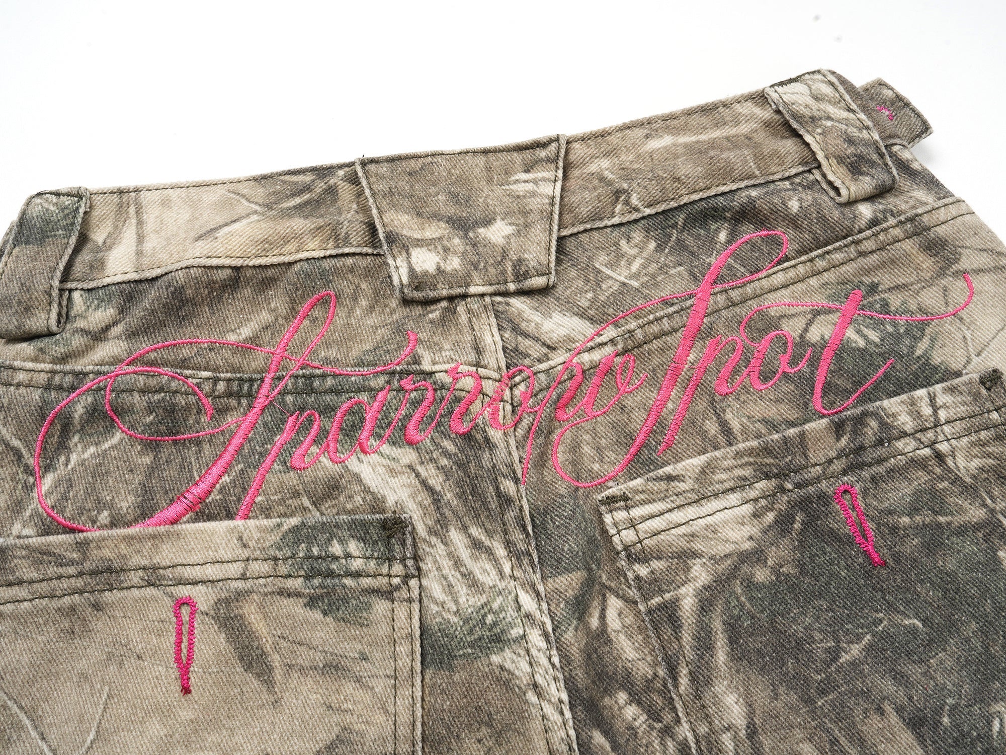 Omirad Forest Camo Wide-Leg Pants | Streetwear Baggy Fit