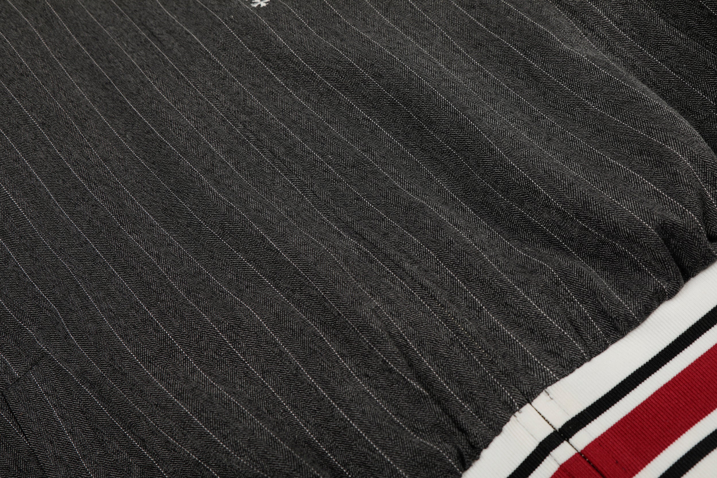 Pinstripe Track Zip Jacket | Retro Athletic Streetwear