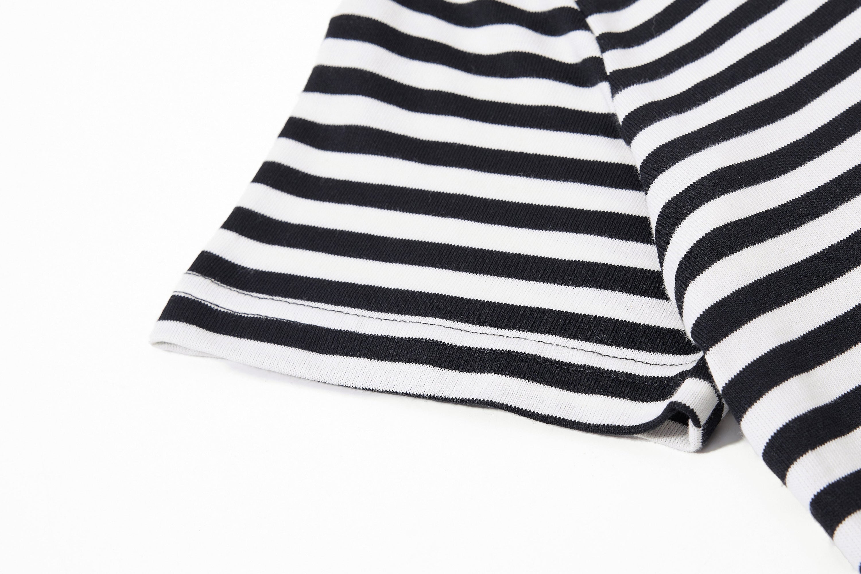 Omirad Rhinestone Stripe Tee | Gothic Script Streetwear
