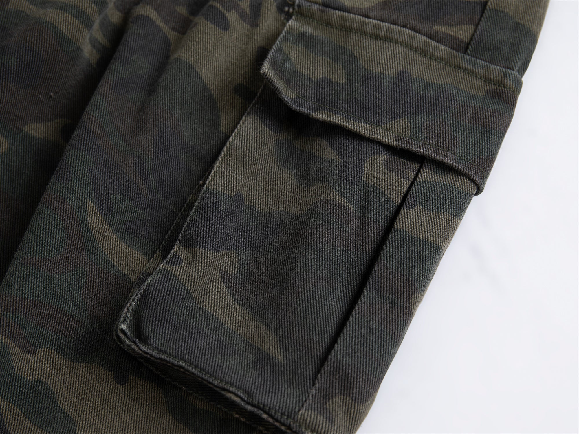 Snakeskin Camo Cargo Pants | Wide-Leg Streetwear