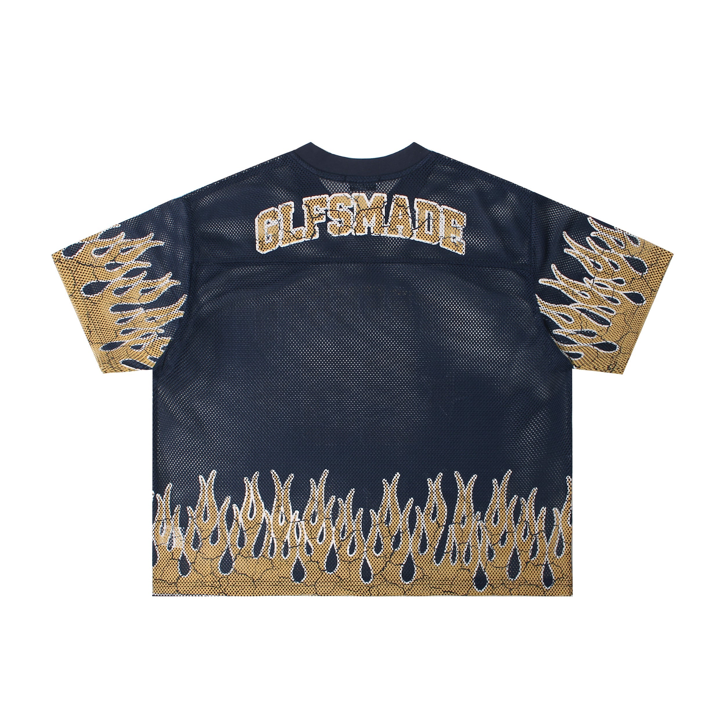 Omirad Strength 25 Flame Mesh Jersey | Streetwear Football Top